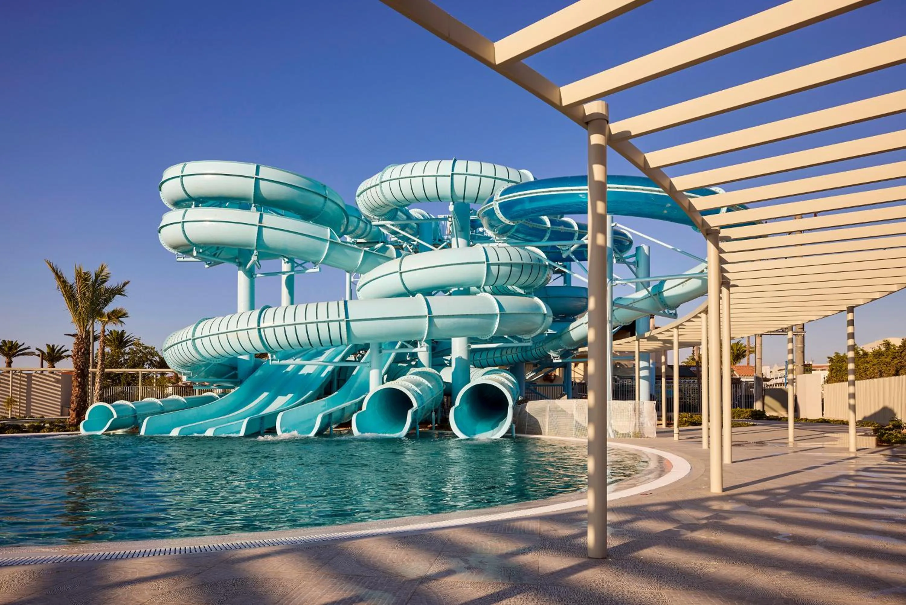 Aqua park in Aquila Rithymna Beach