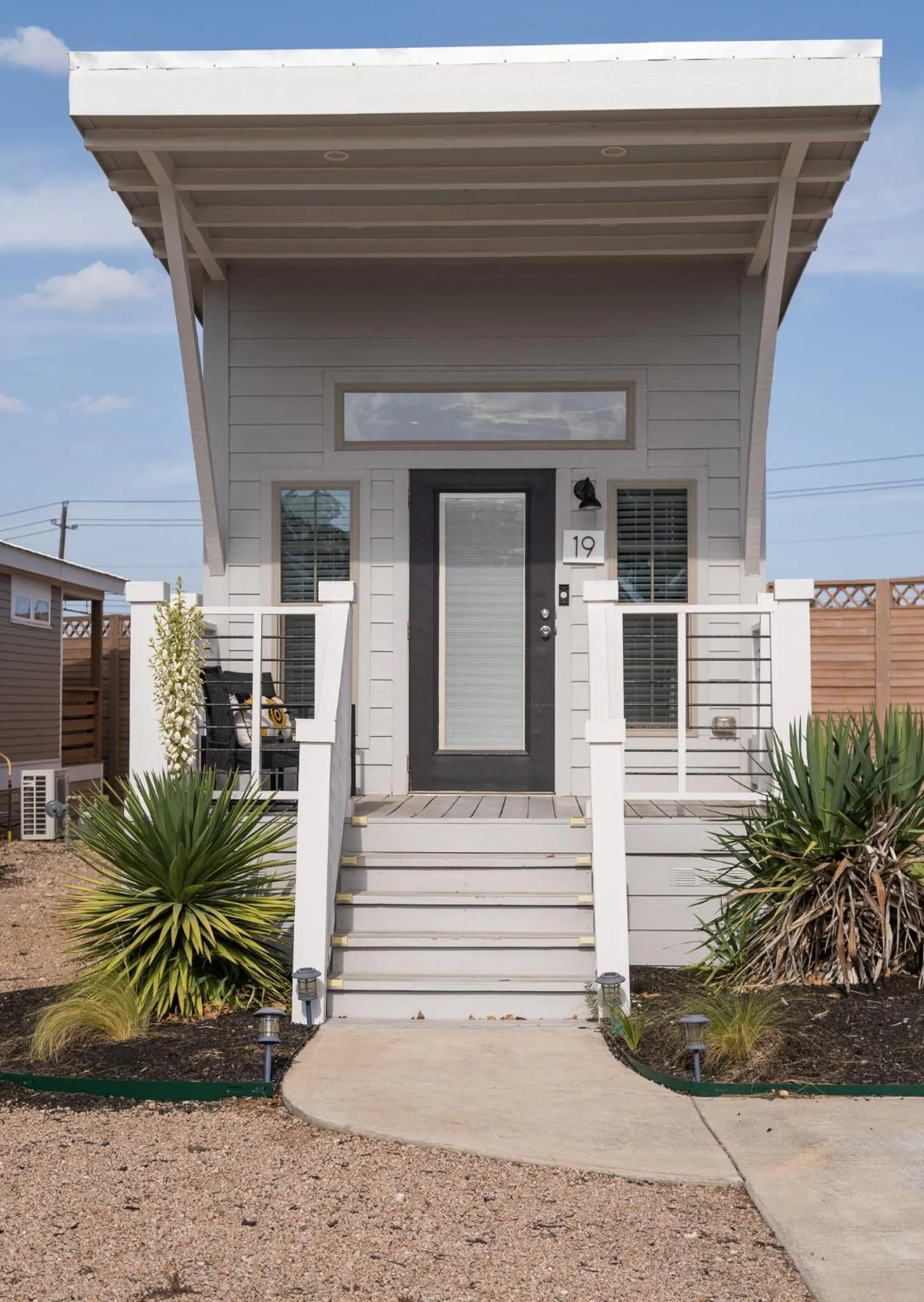 Facade/entrance in Tiny Upscale Resort Home