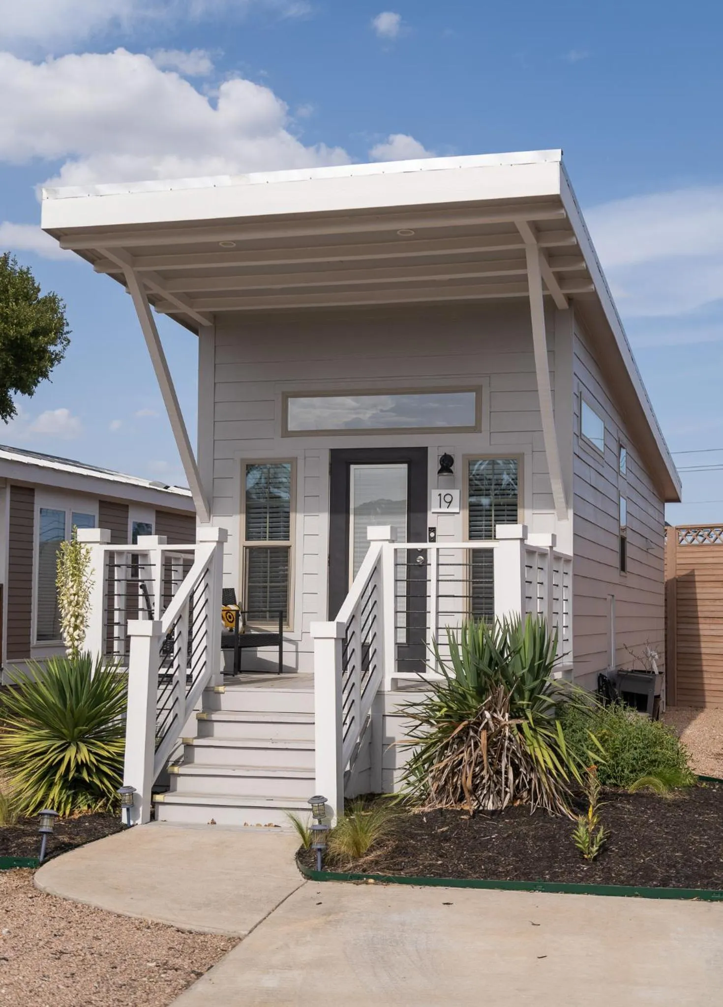 Property building in Tiny Upscale Resort Home