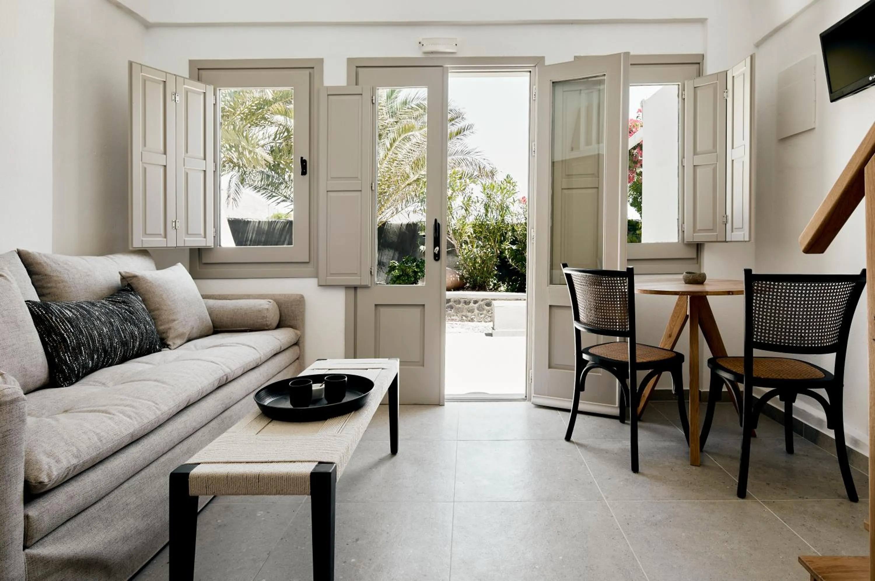 Seating area in Marillia Village