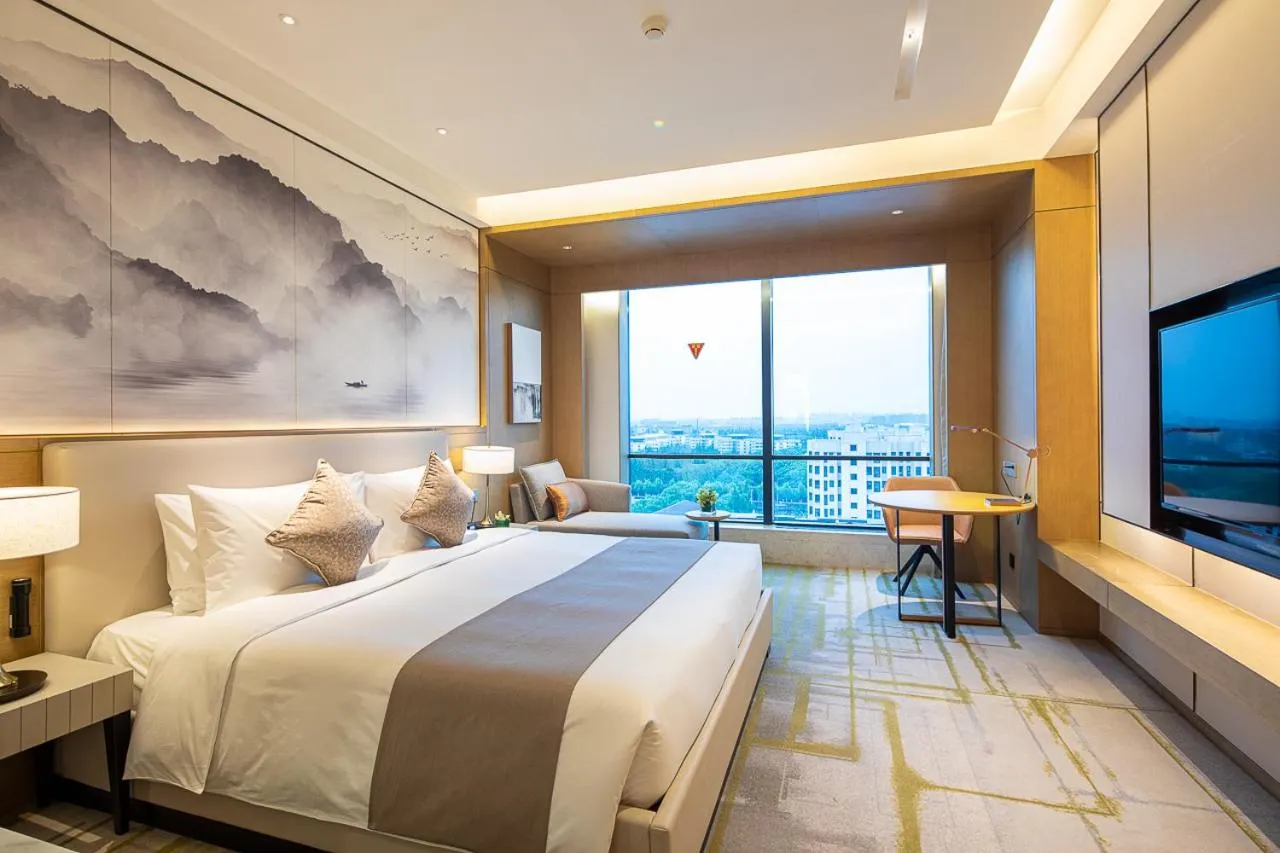 Bed in Metropark Hotel Hongqiao Shanghai