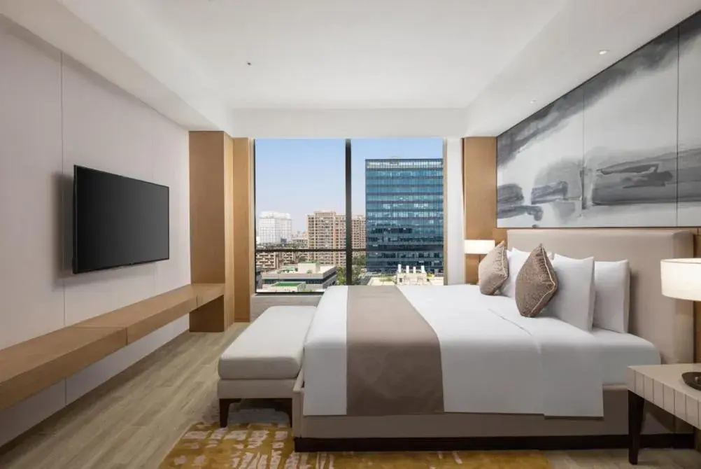 Bed in Metropark Hotel Hongqiao Shanghai Bed in Metropark Hotel Hongqiao Shanghai