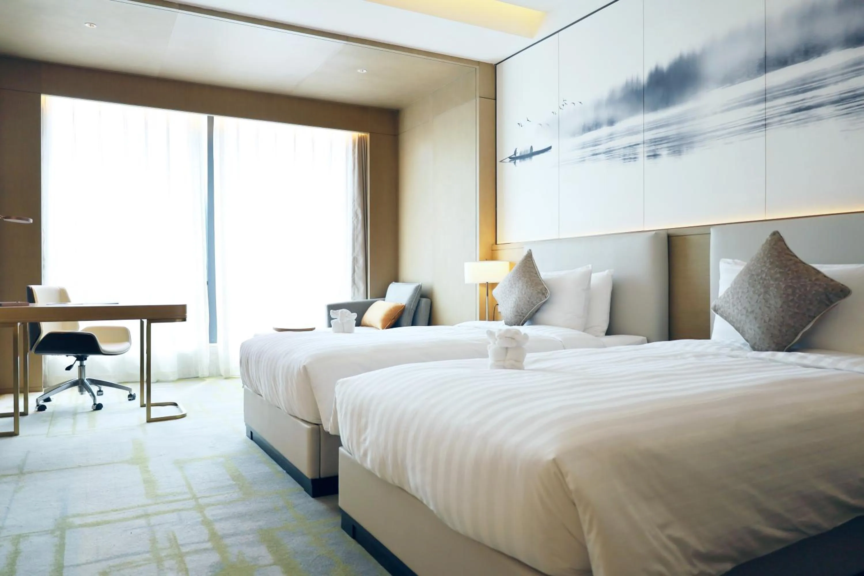 Bed in Metropark Hotel Hongqiao Shanghai