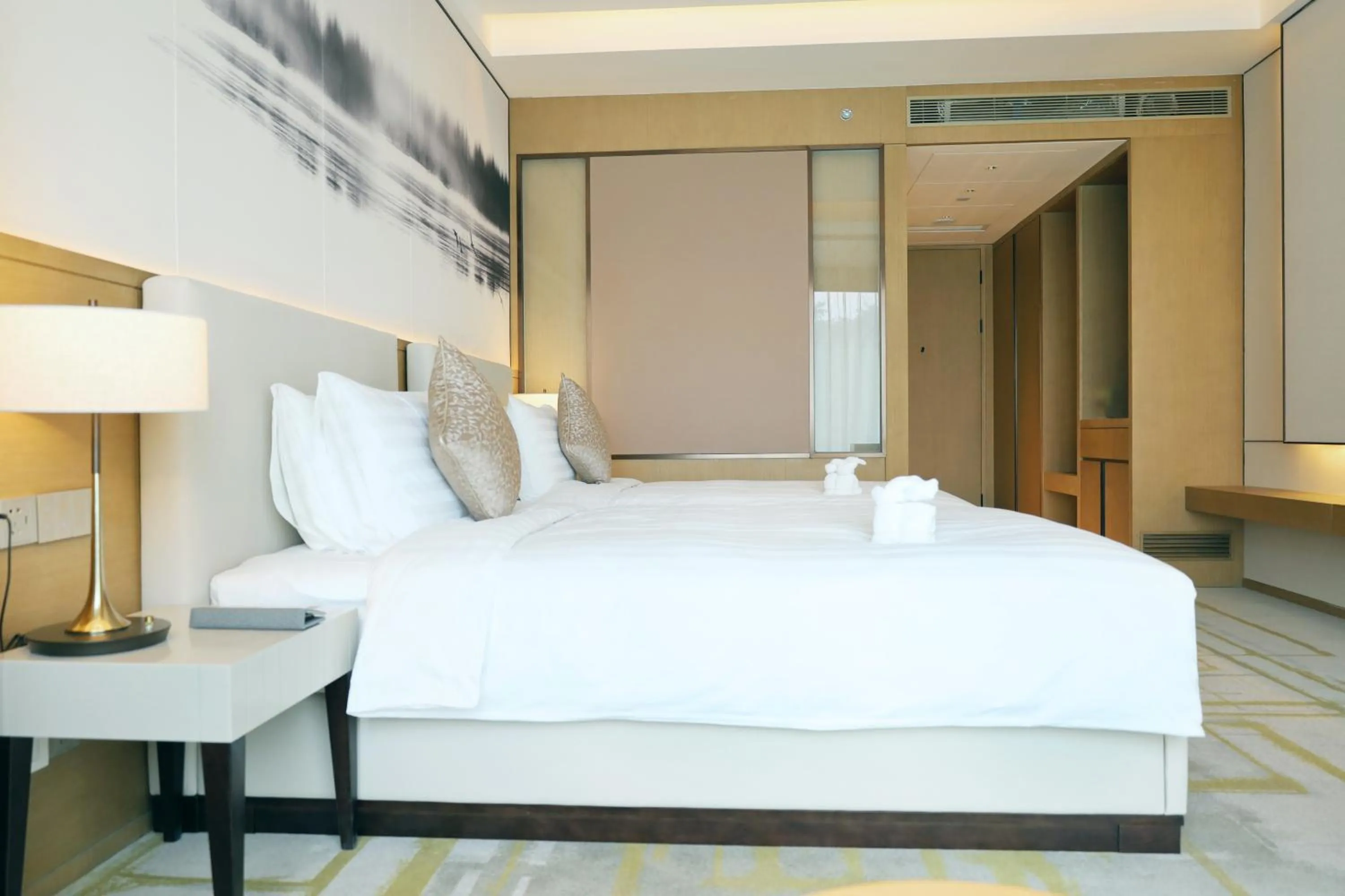 Bed in Metropark Hotel Hongqiao Shanghai