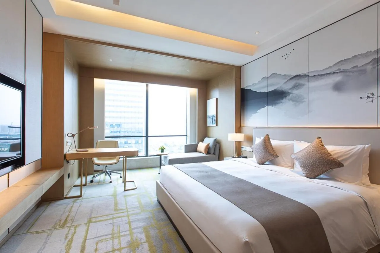 Bed in Metropark Hotel Hongqiao Shanghai