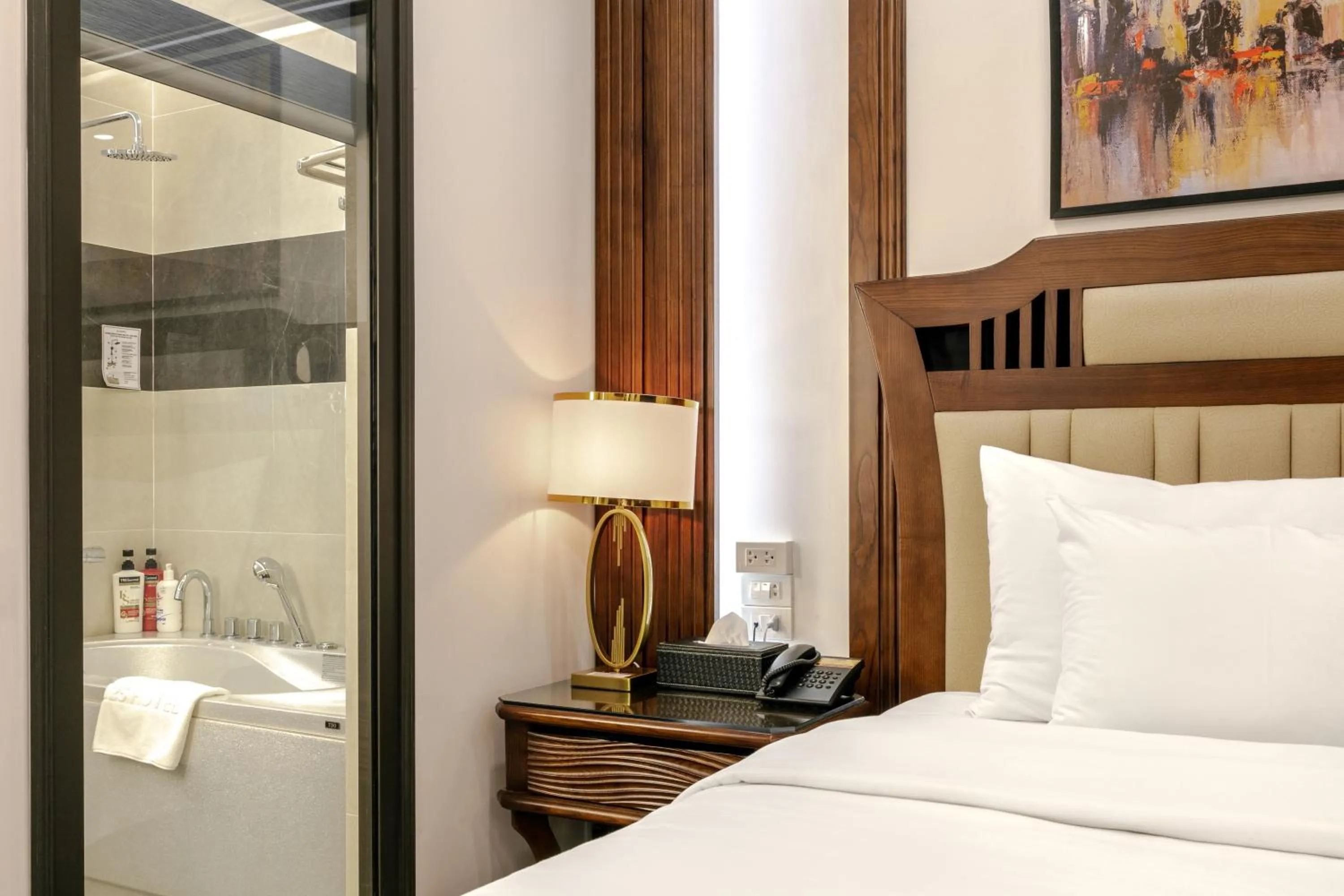 Bed in A25 Hotel - 16 Miếu Đầm