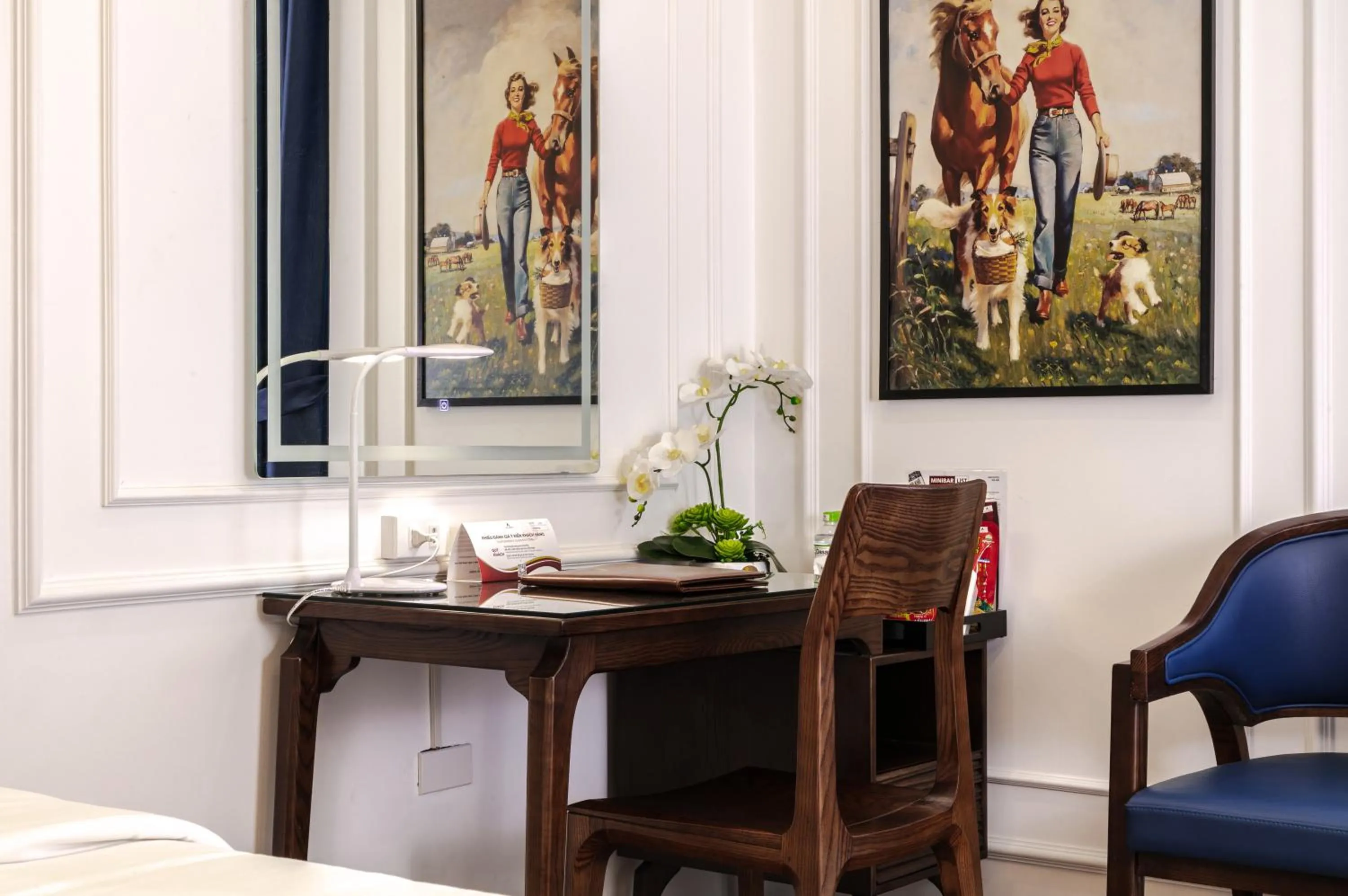 Decorative detail in A25 Hotel - 16 Miếu Đầm