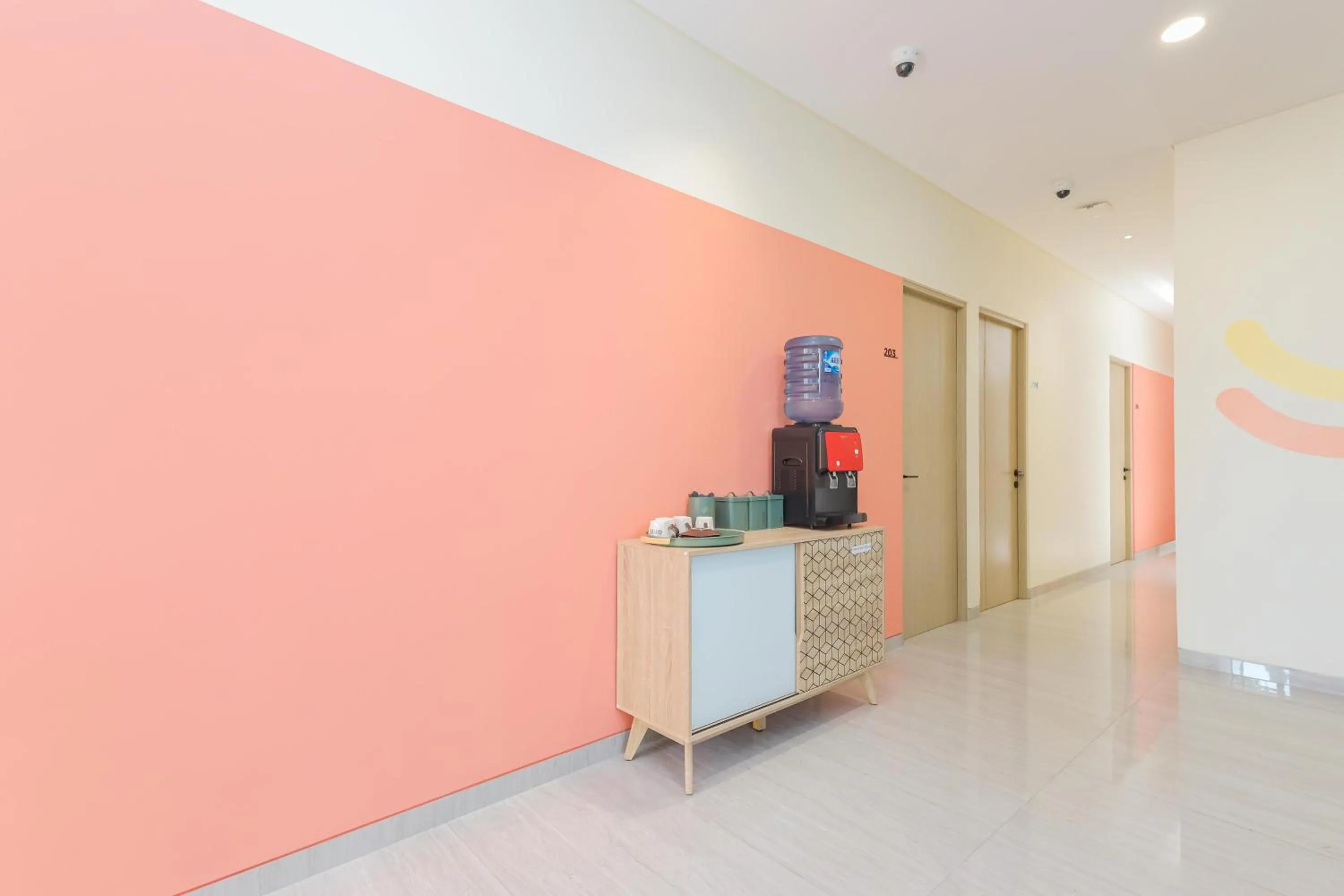 Floor plan in Sans Hotel Clover Ace Surabaya by RedDoorz