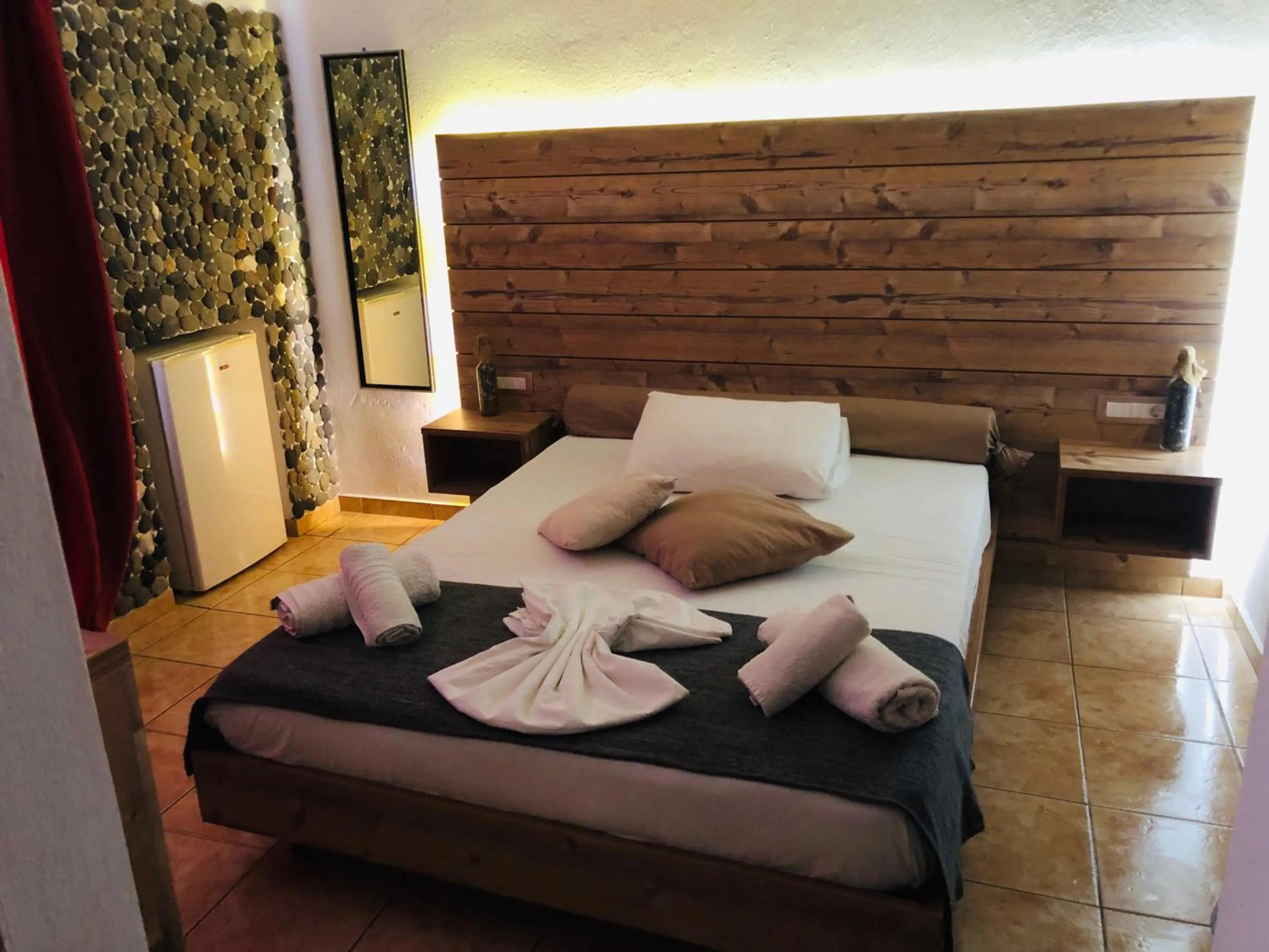 Bed in Villa Livadaros