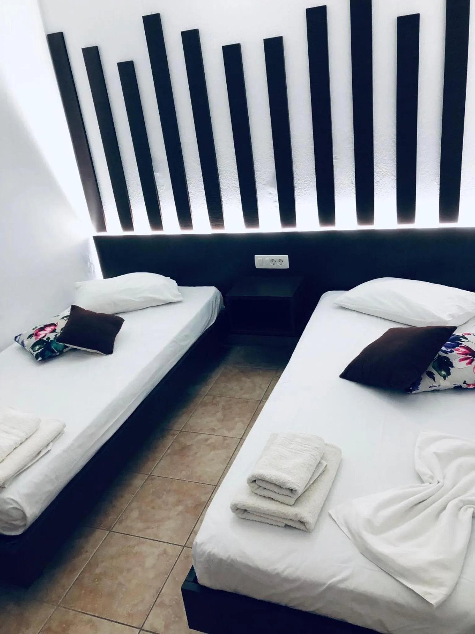 Bed in Villa Livadaros