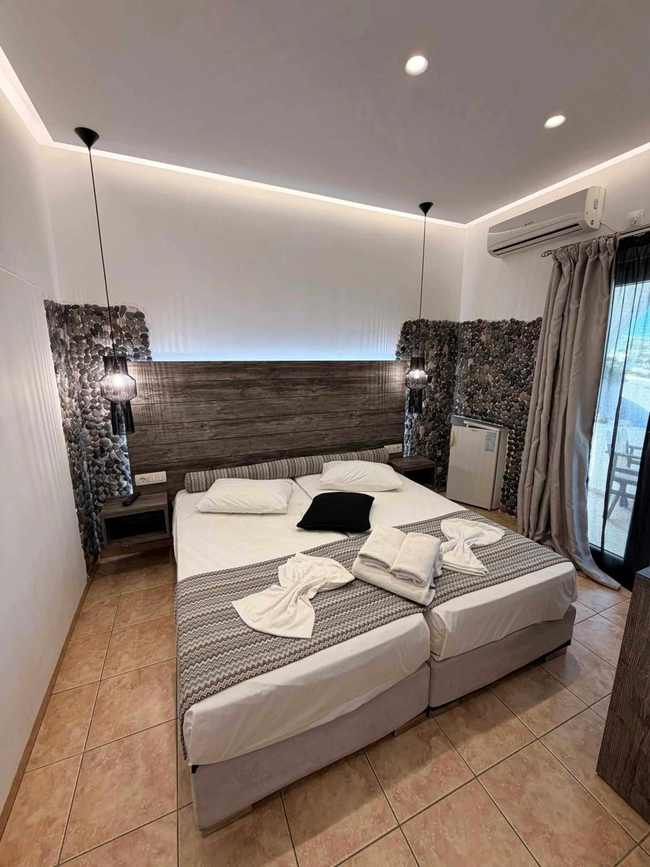 Bed in Villa Livadaros