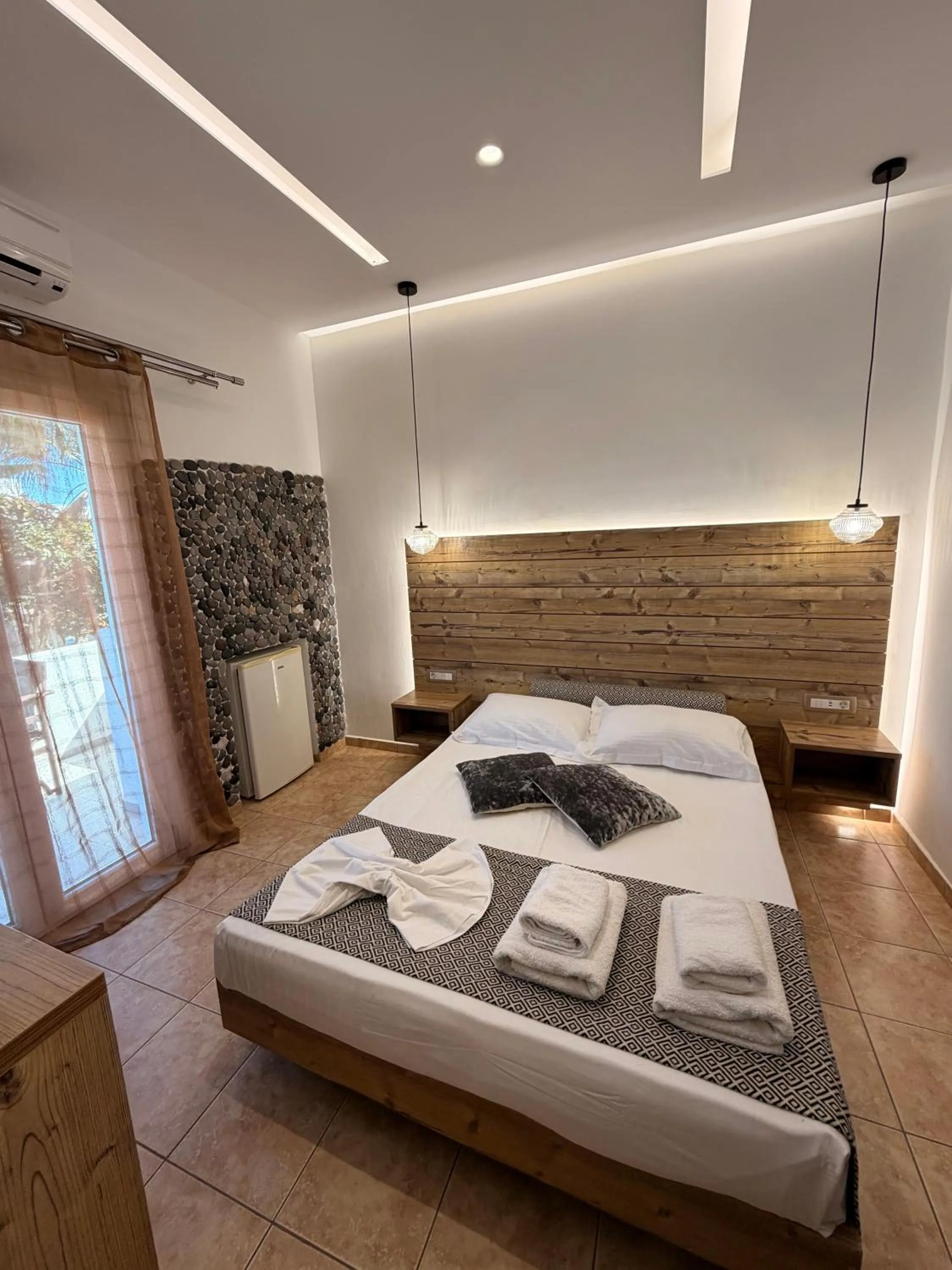 Bed in Villa Livadaros