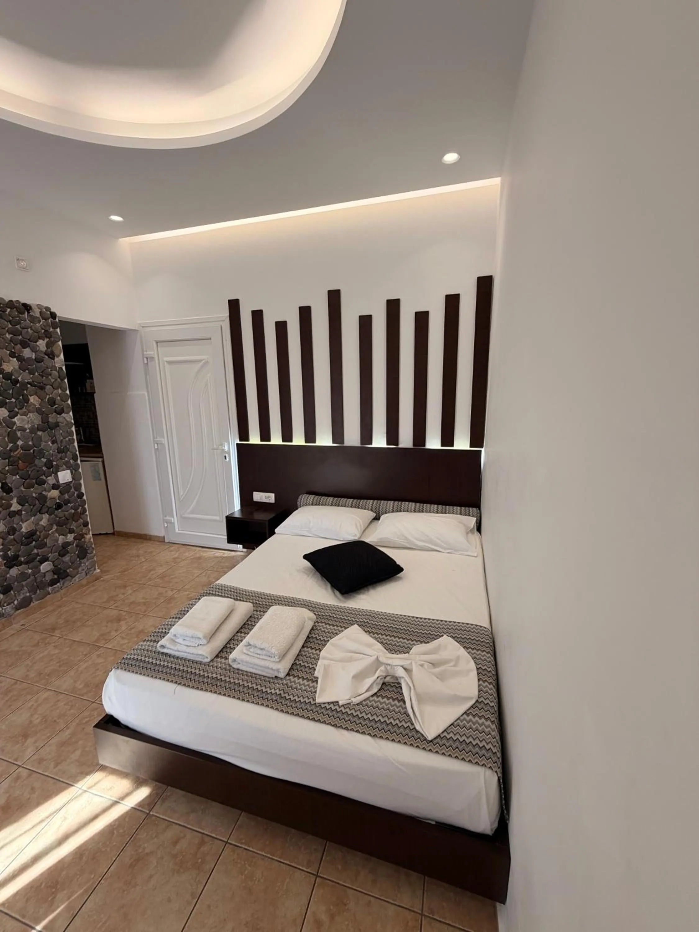 Bed in Villa Livadaros