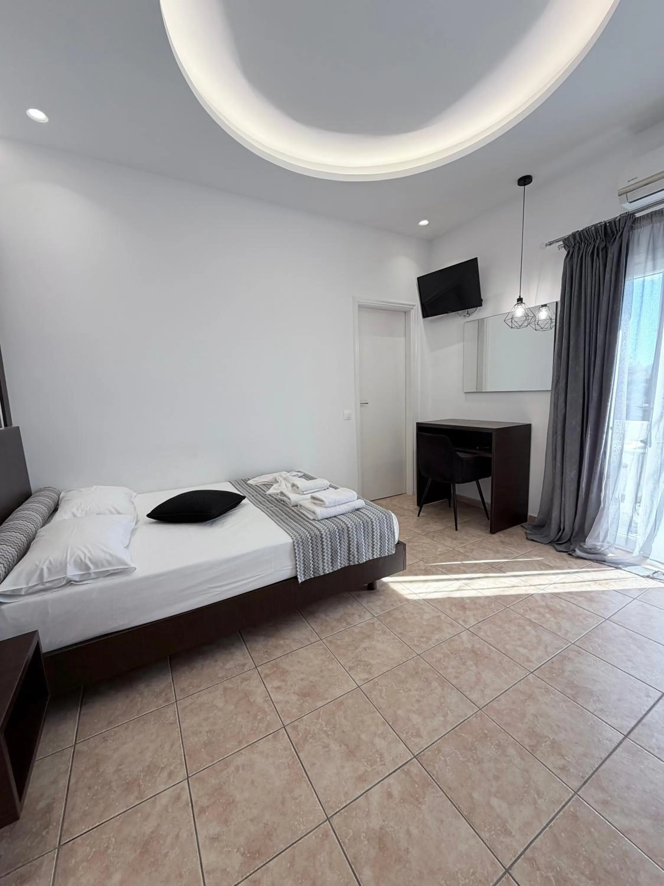 Bed in Villa Livadaros