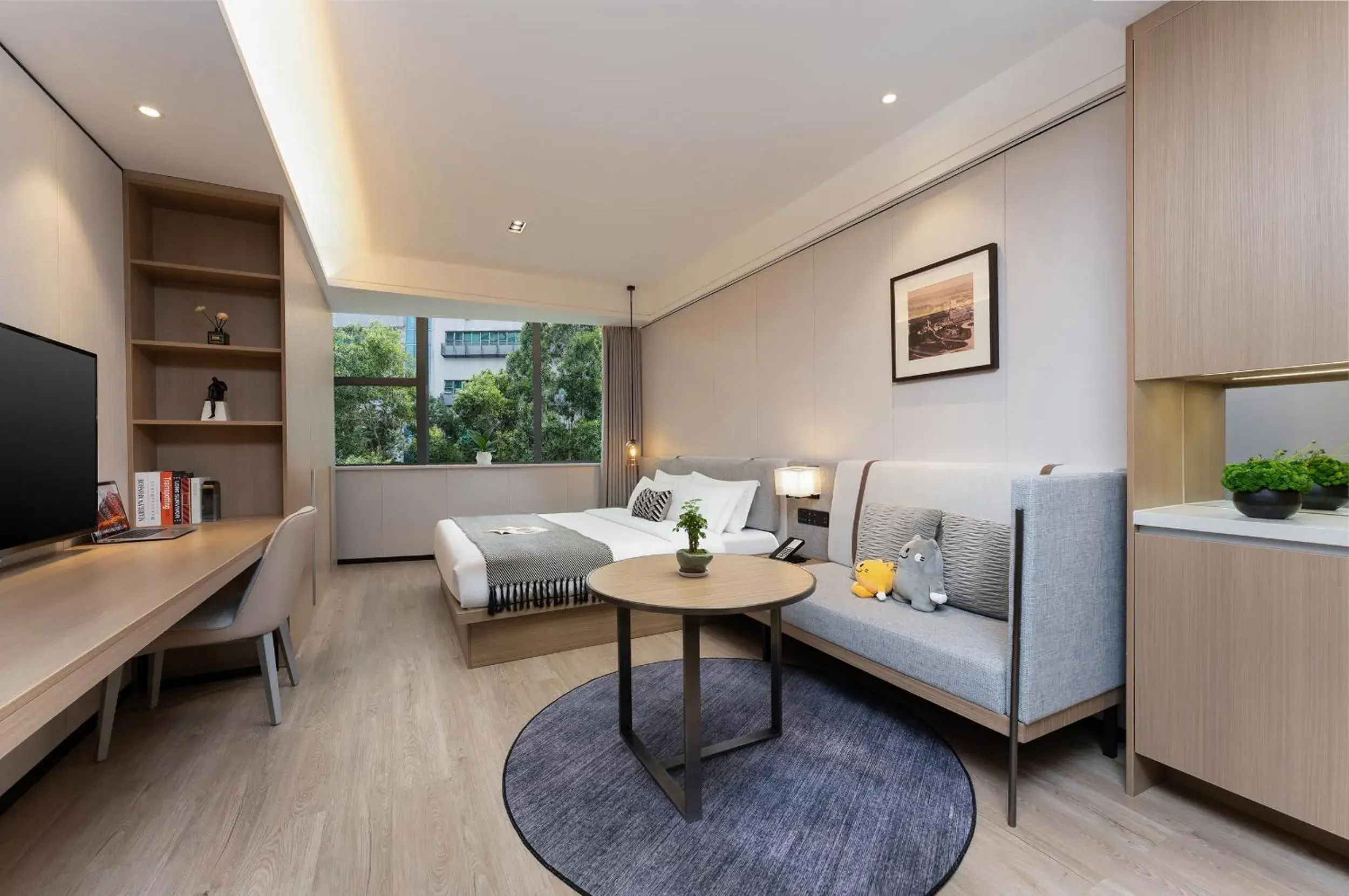 Living room in CM Serviced Apartment Shenzhen Dongmen Living room in CM Serviced Apartment Shenzhen Dongmen