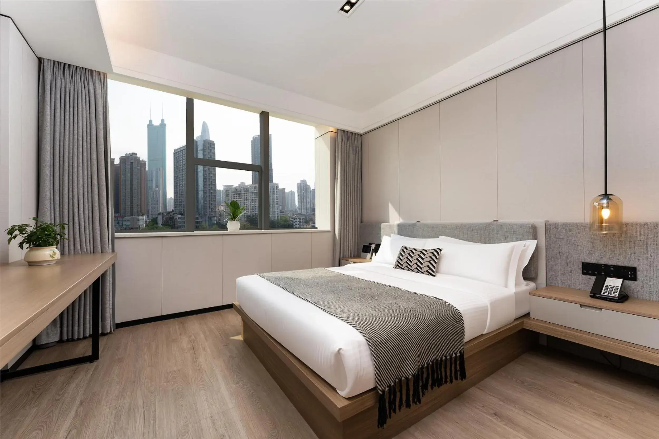Bedroom in CM Serviced Apartment Shenzhen Dongmen Bedroom in CM Serviced Apartment Shenzhen Dongmen