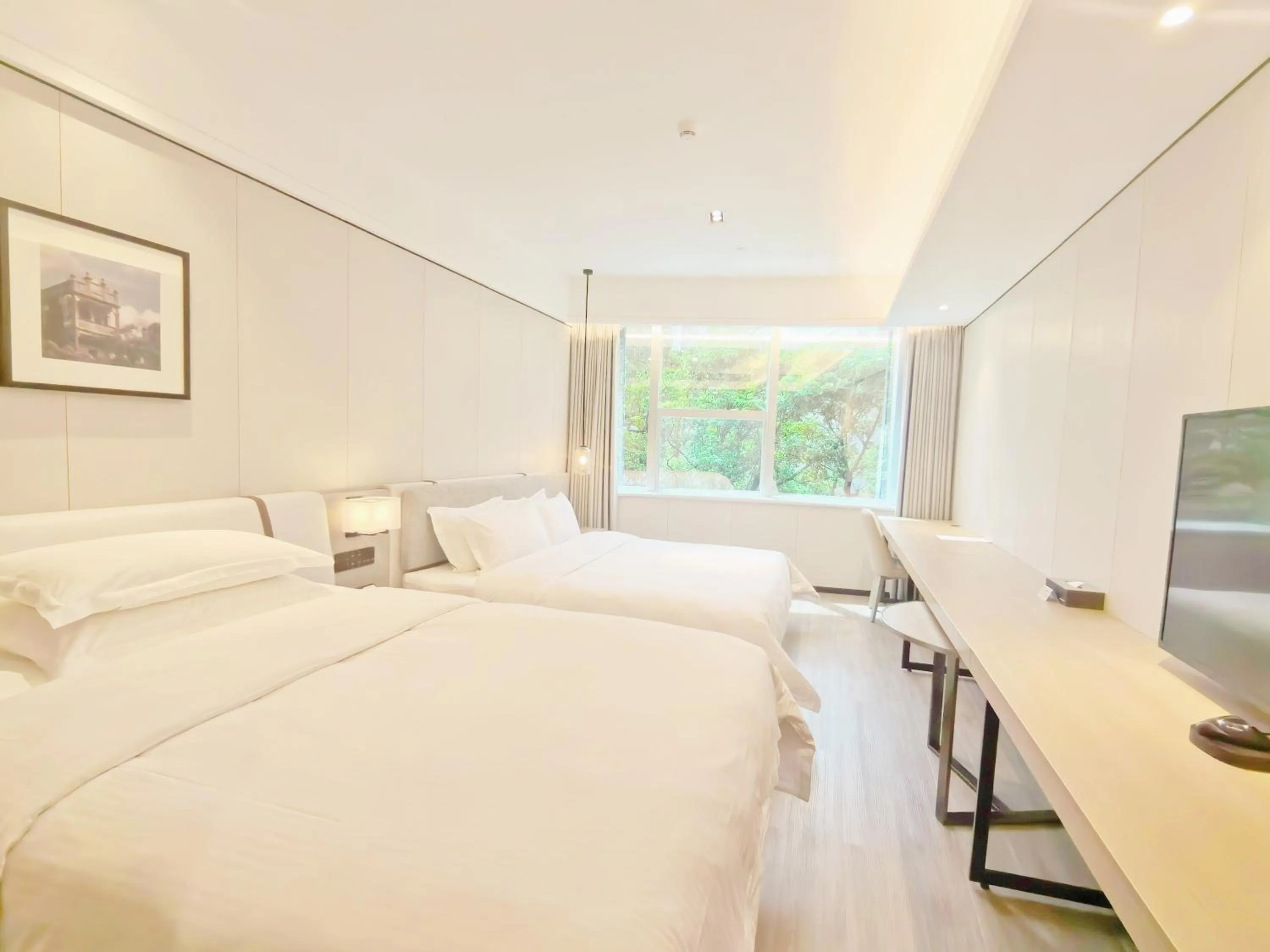 Bedroom, Bed in CM Serviced Apartment Shenzhen Dongmen