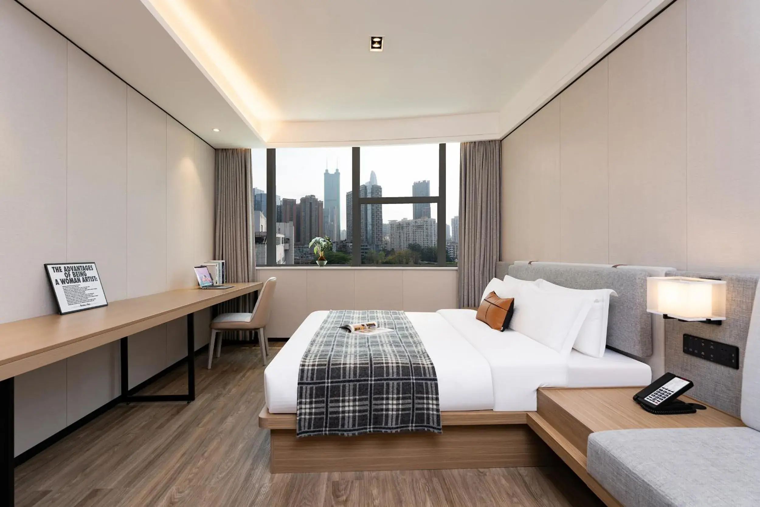 Bed in CM Serviced Apartment Shenzhen Dongmen Bed in CM Serviced Apartment Shenzhen Dongmen