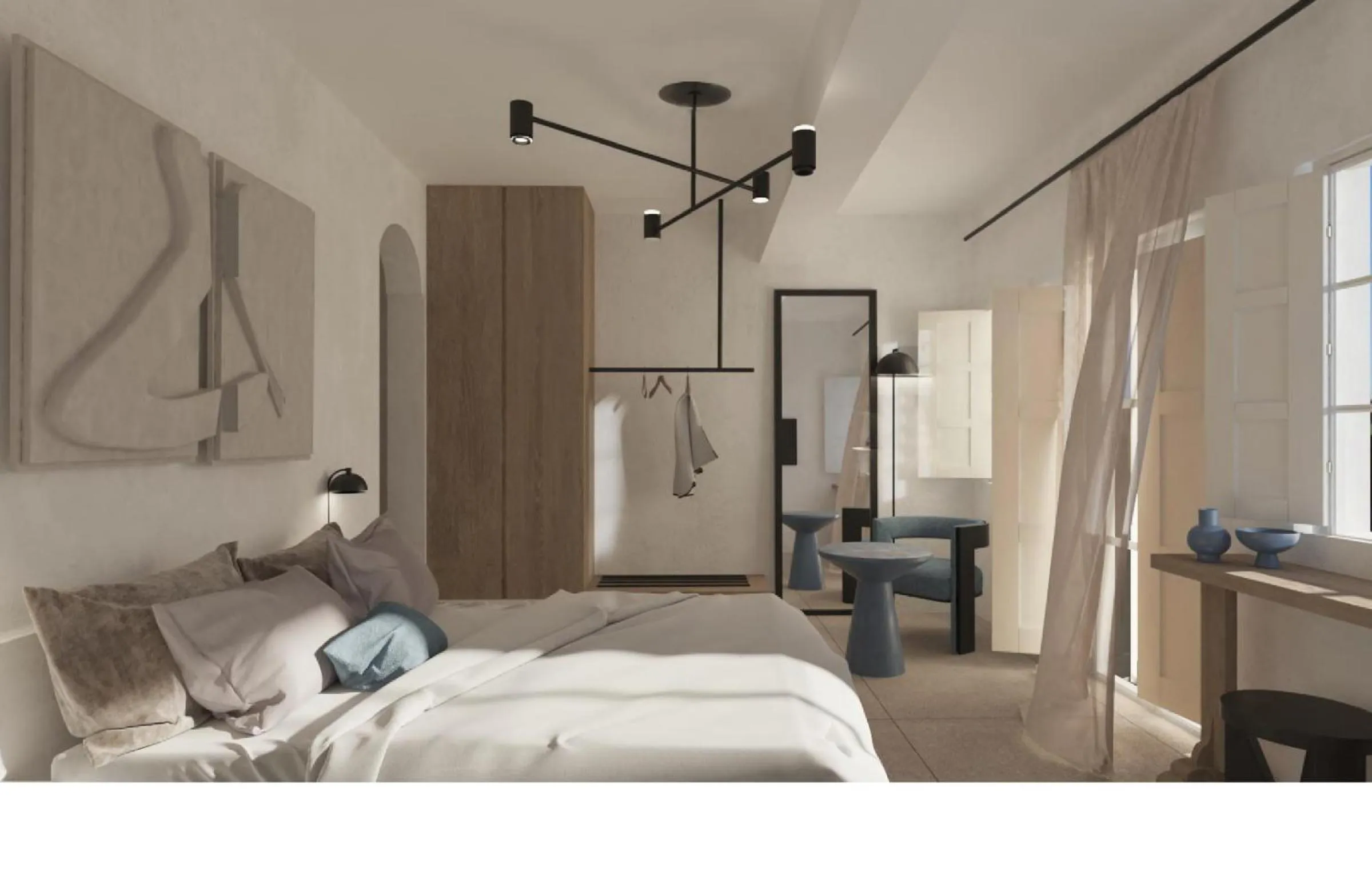 Bed in Andromeda Villas & Spa Resort