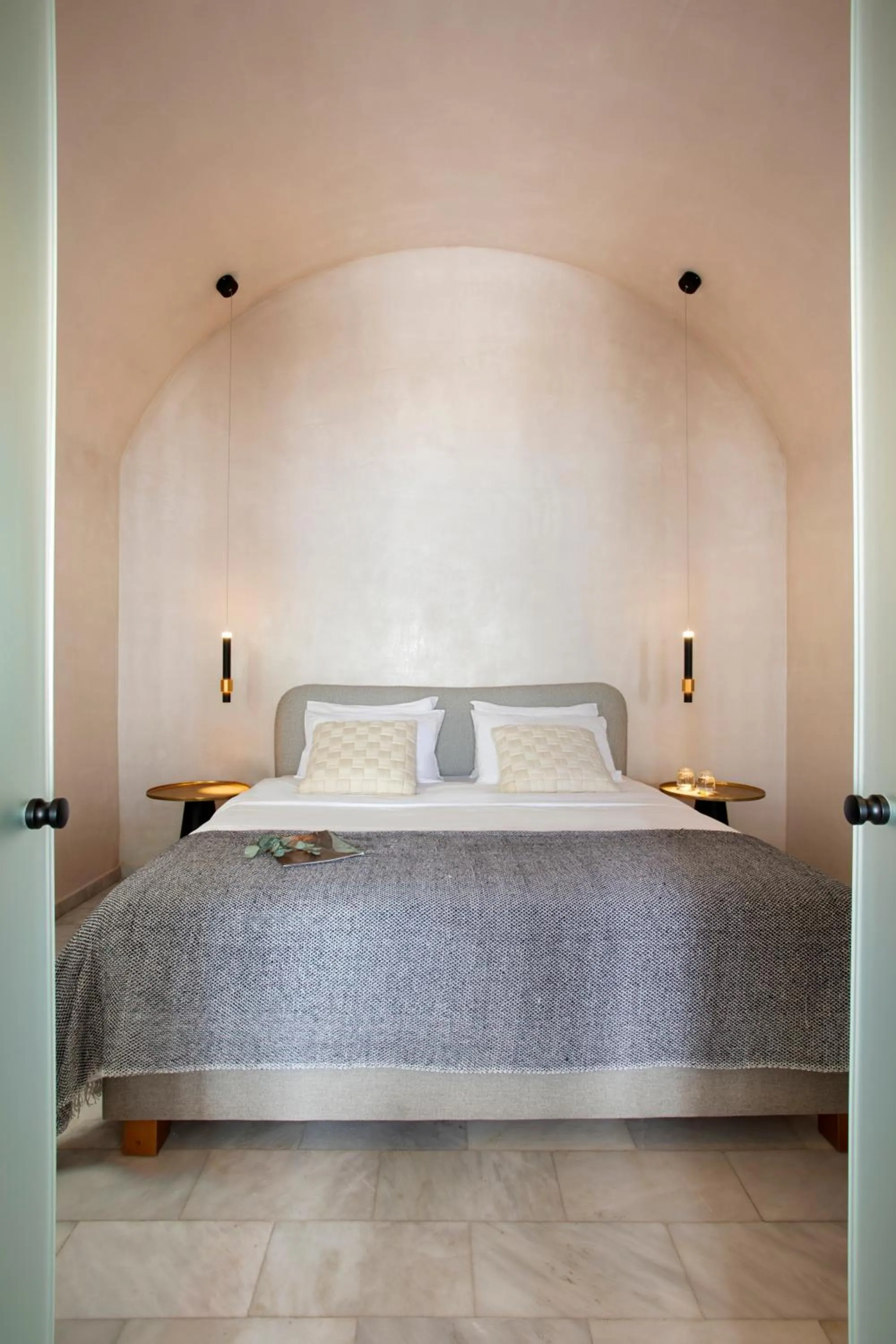 Bed in Andromeda Villas & Spa Resort