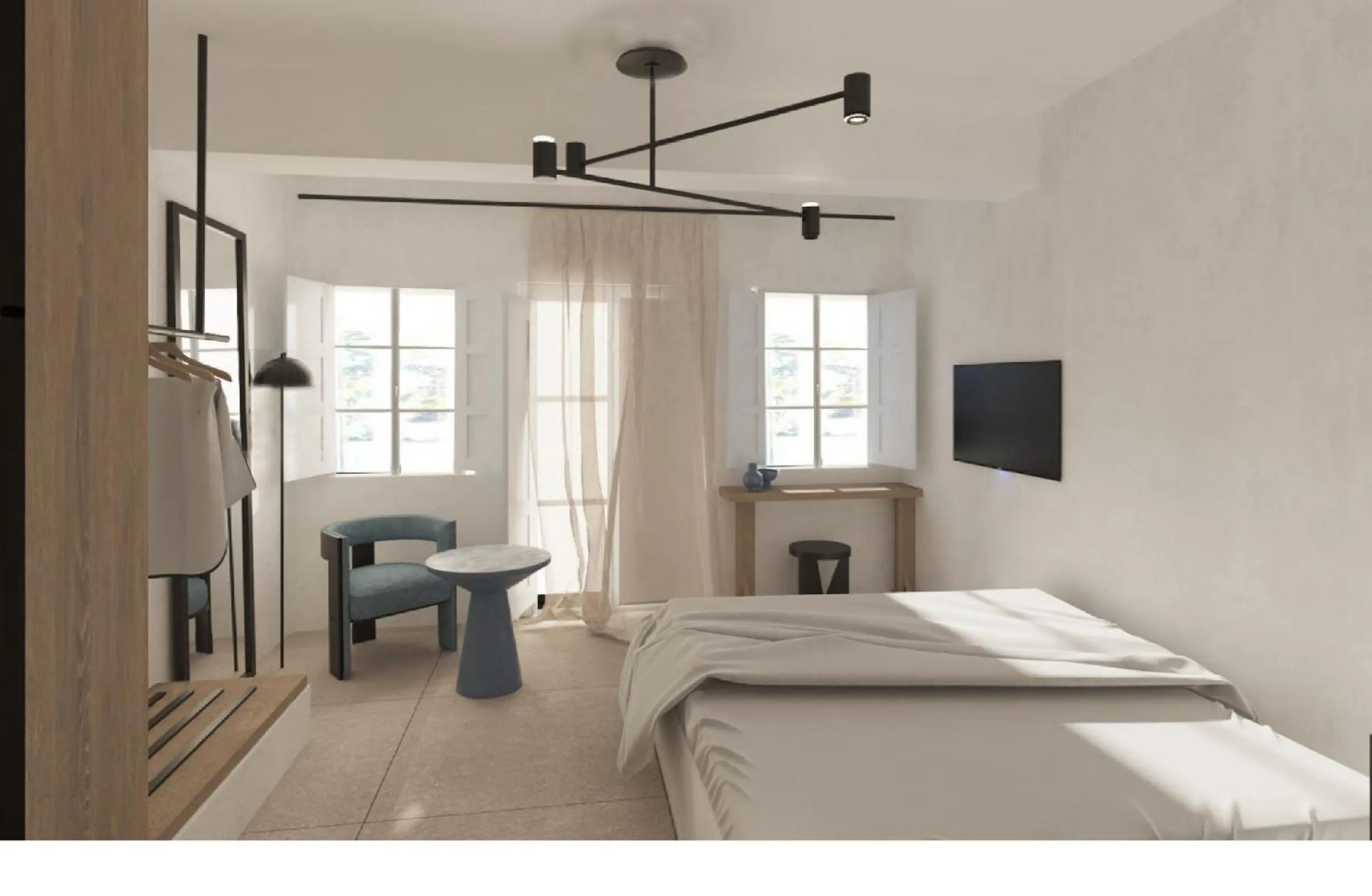 Bed in Andromeda Villas & Spa Resort