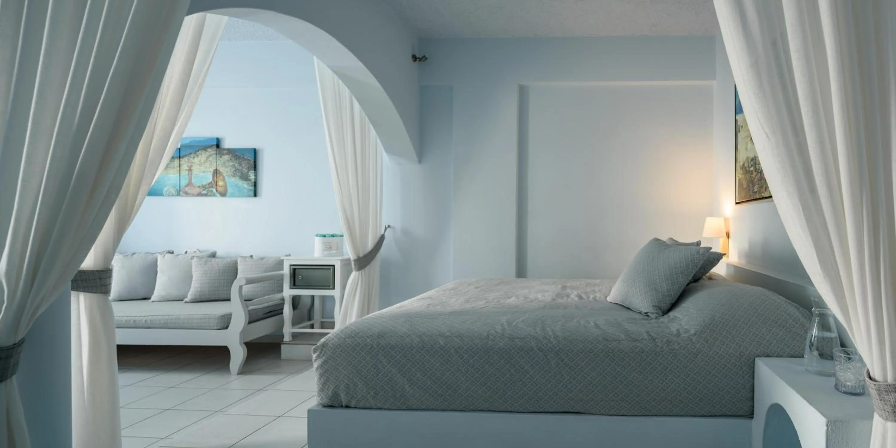 Bed in Andromeda Villas & Spa Resort