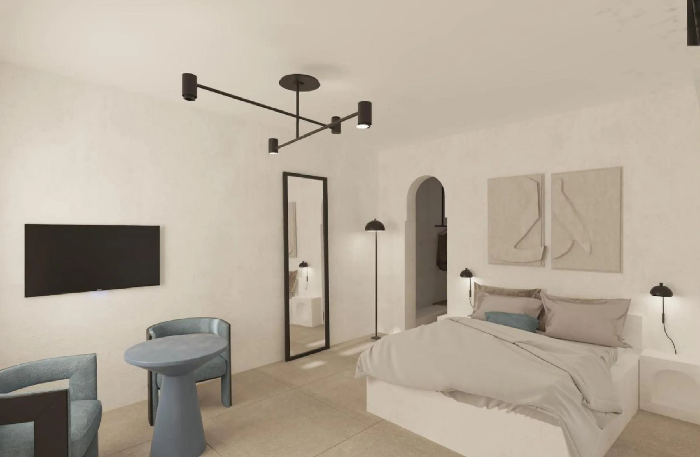 Bed in Andromeda Villas & Spa Resort