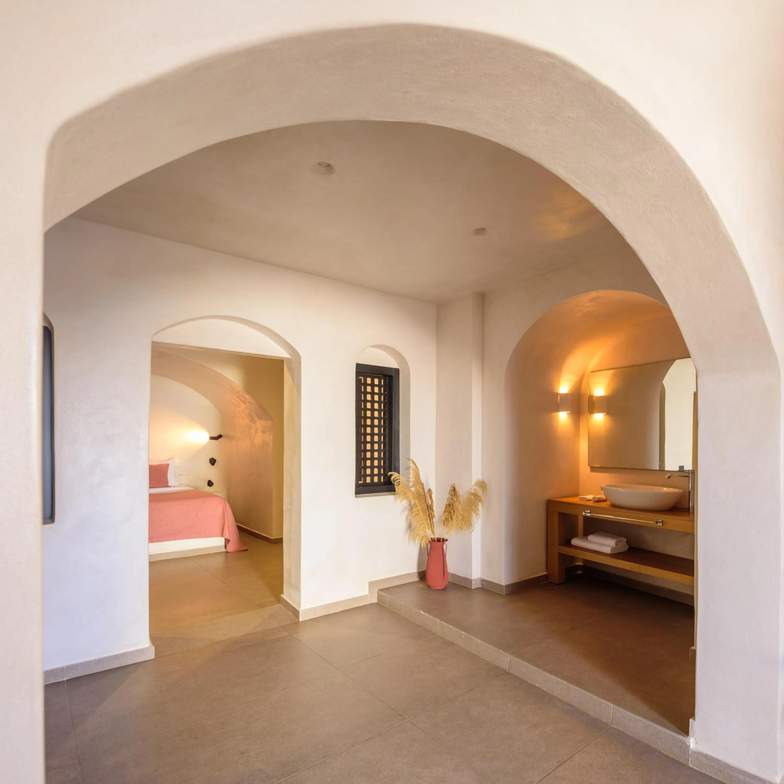 Bed in Andromeda Villas & Spa Resort