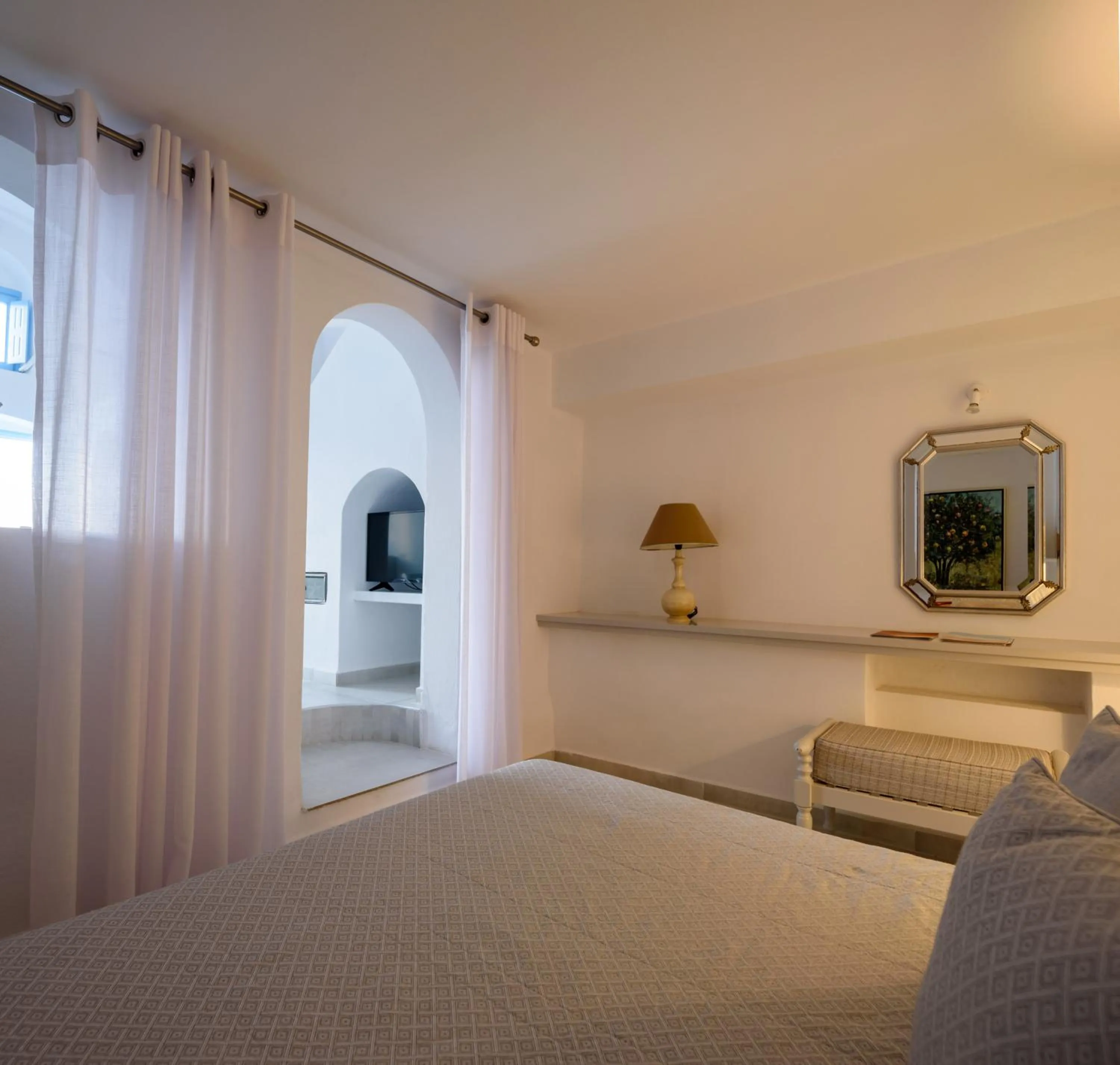 Bed in Andromeda Villas & Spa Resort