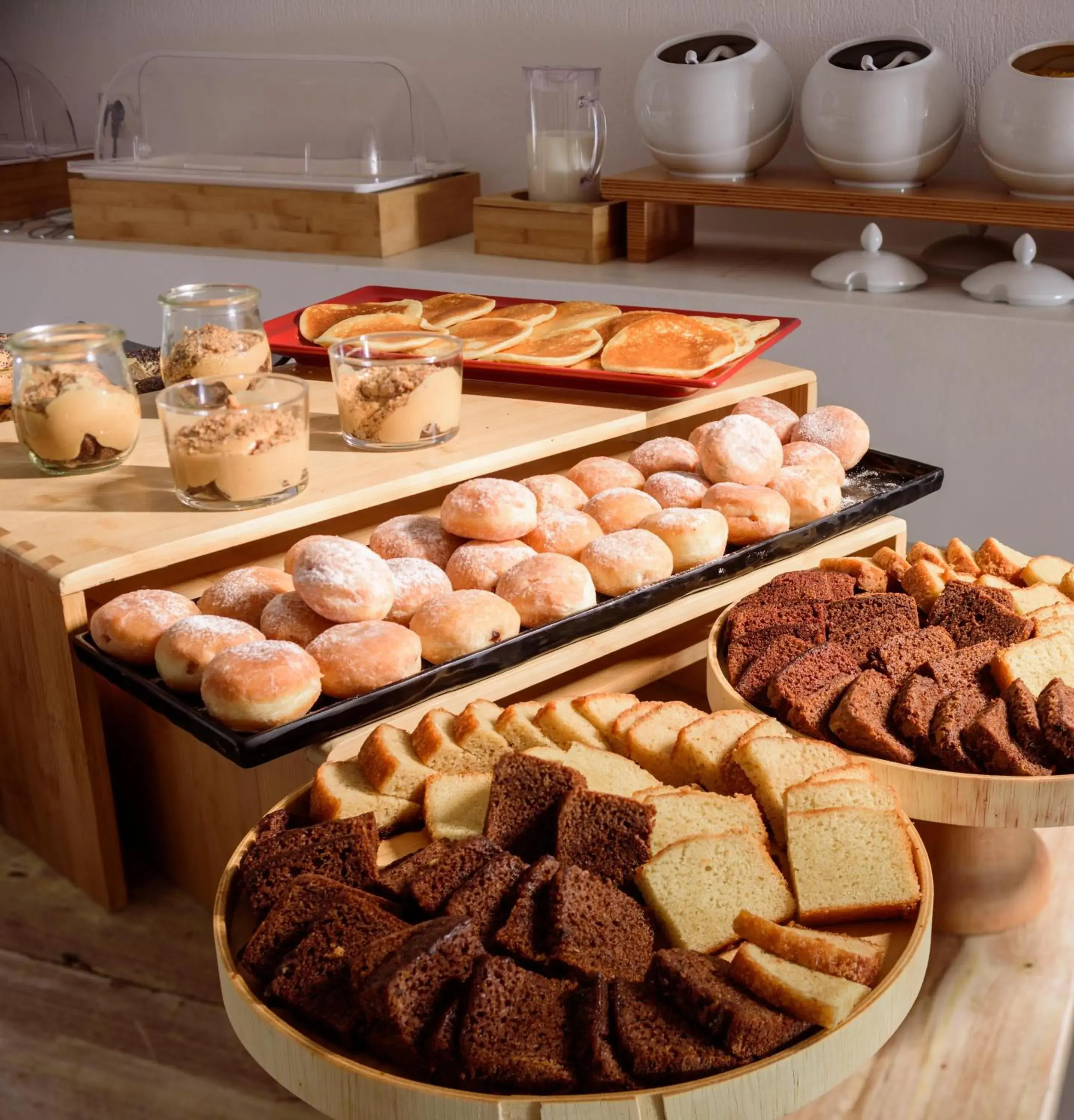 Buffet breakfast in Andromeda Villas & Spa Resort Buffet breakfast in Andromeda Villas & Spa Resort