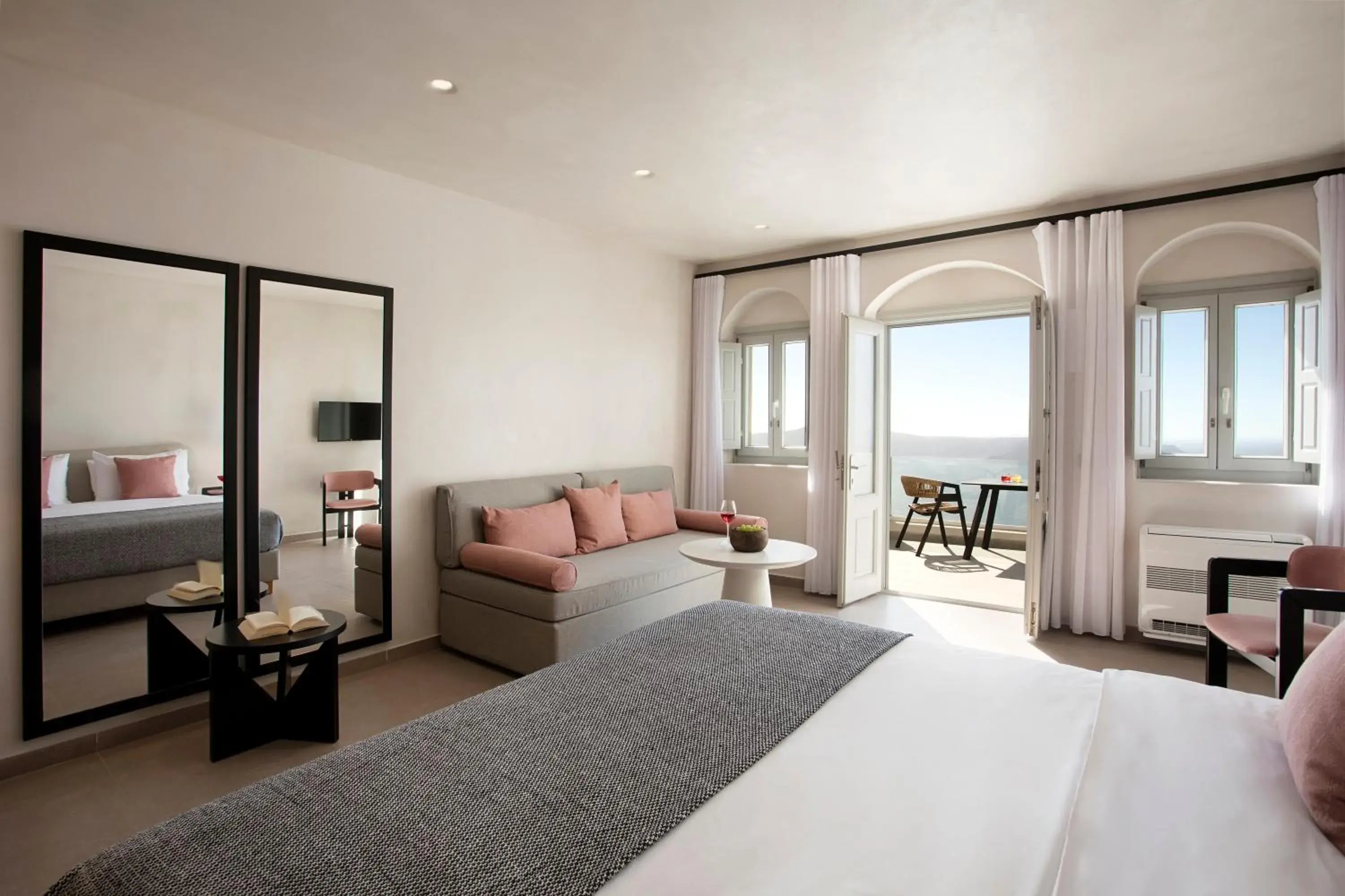 Bed in Andromeda Villas & Spa Resort Bed in Andromeda Villas & Spa Resort