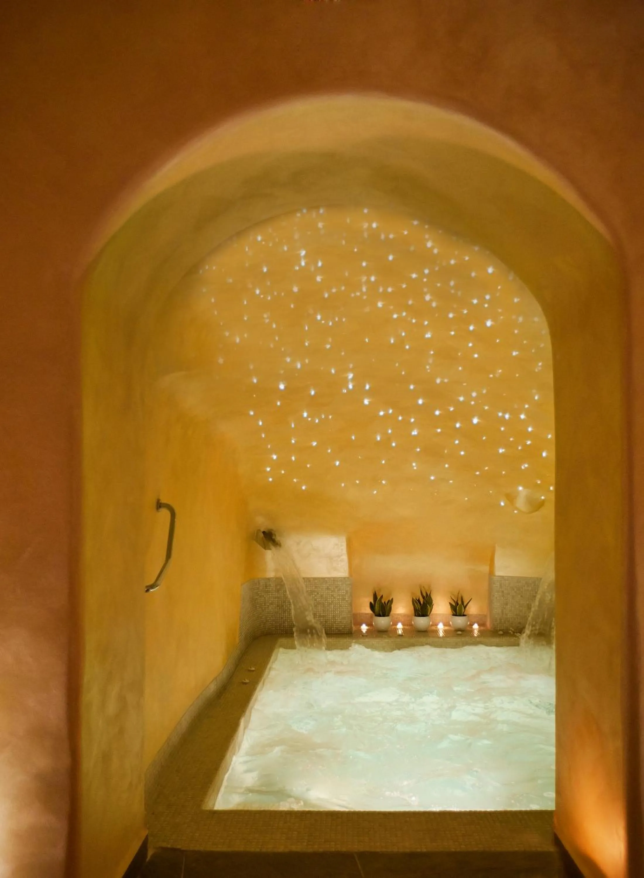 Hot Spring Bath, Bed in Andromeda Villas & Spa Resort