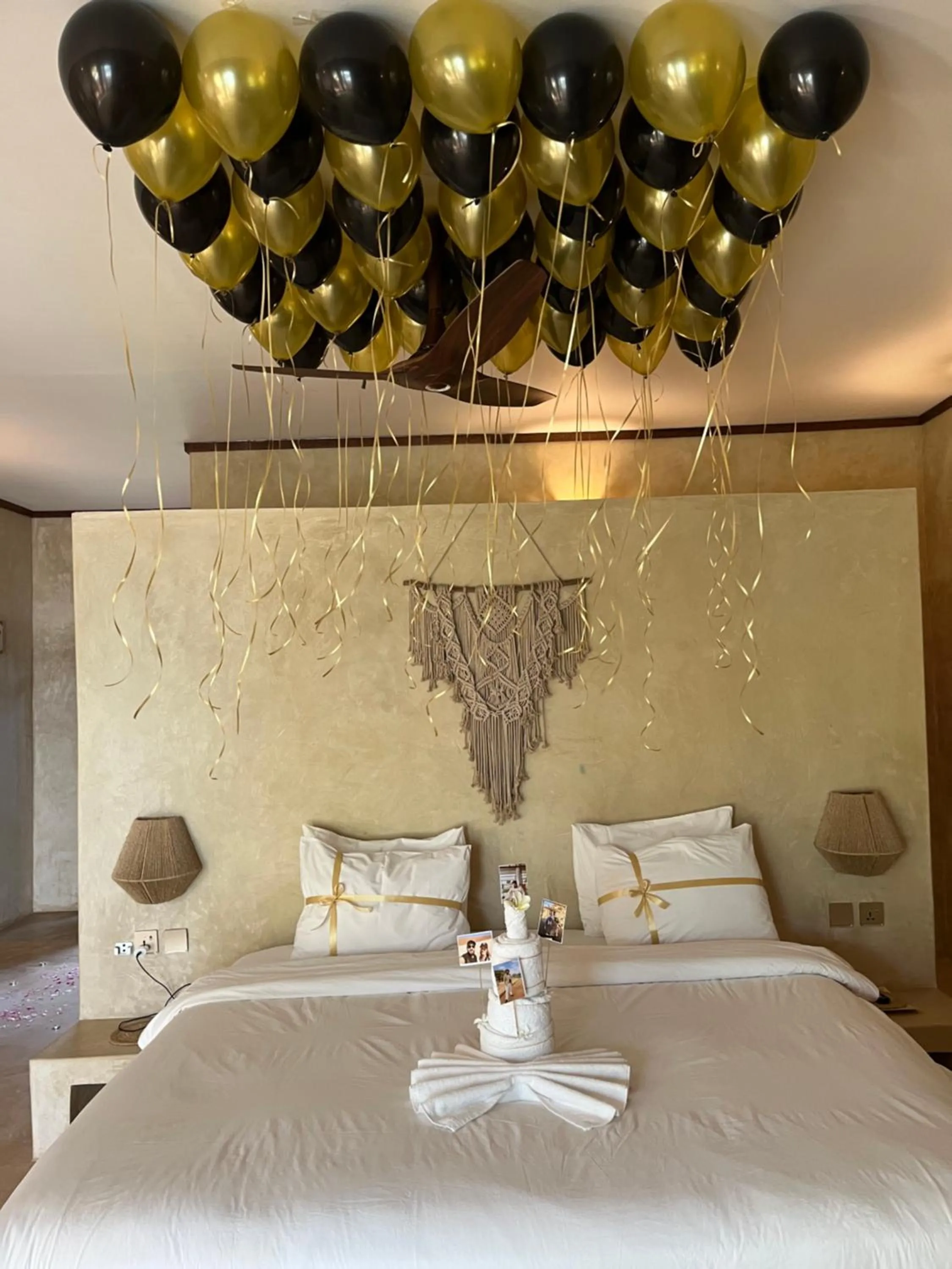 Bedroom, Bed in Safaya Luxury Villas - Adults only