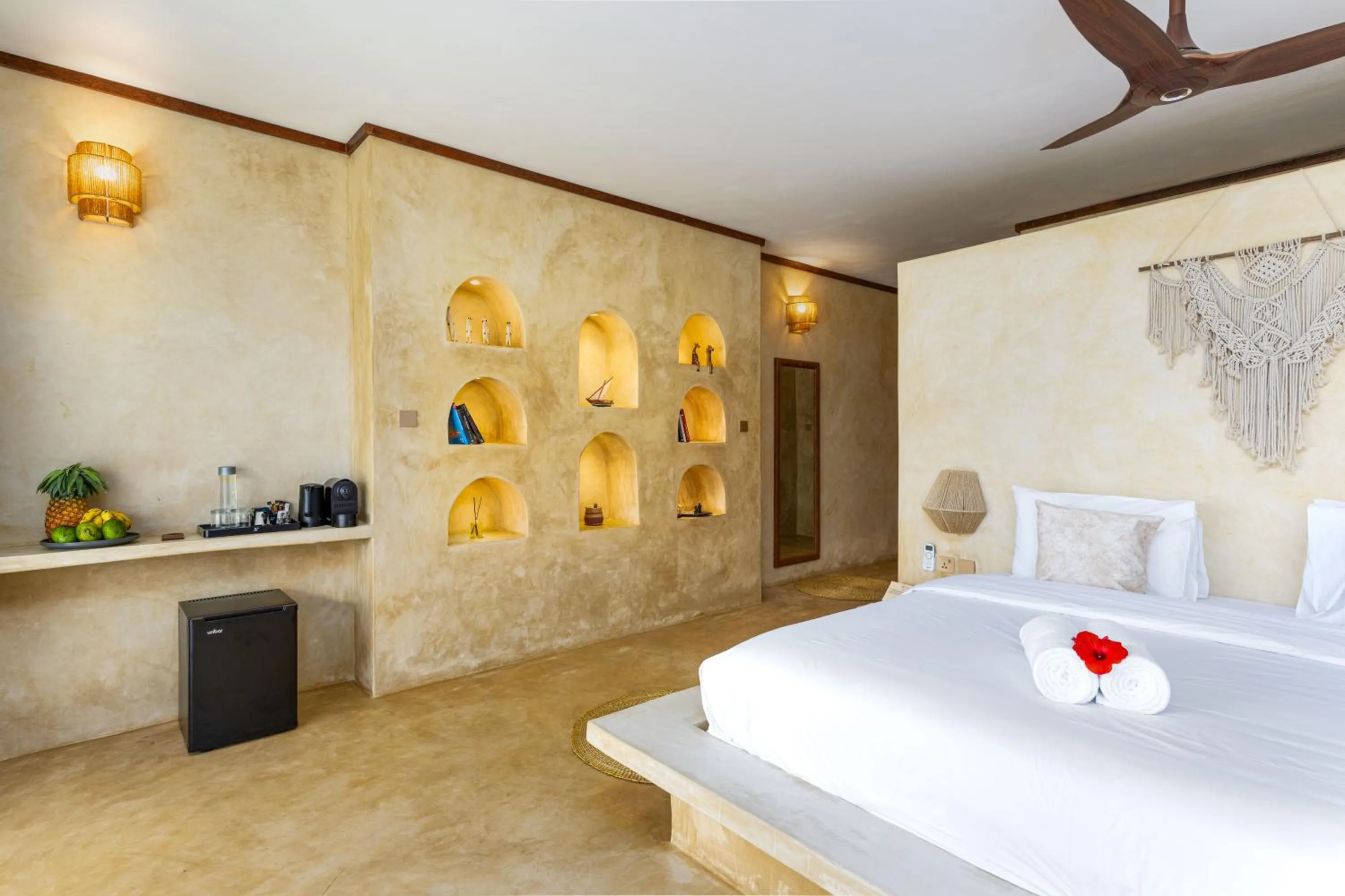 Bedroom, Bed in Safaya Luxury Villas - Adults only