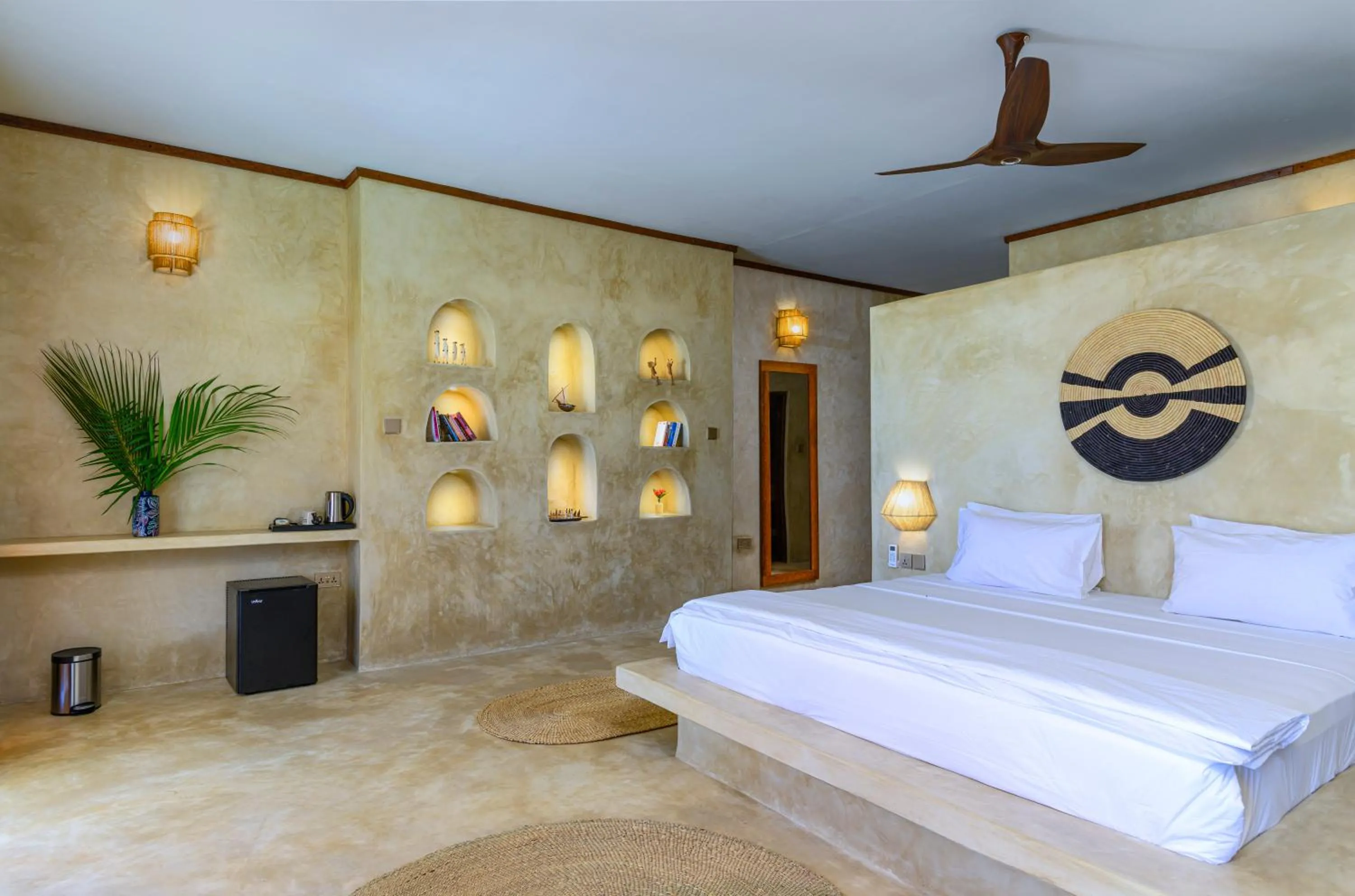 Bed in Safaya Luxury Villas - Adults only
