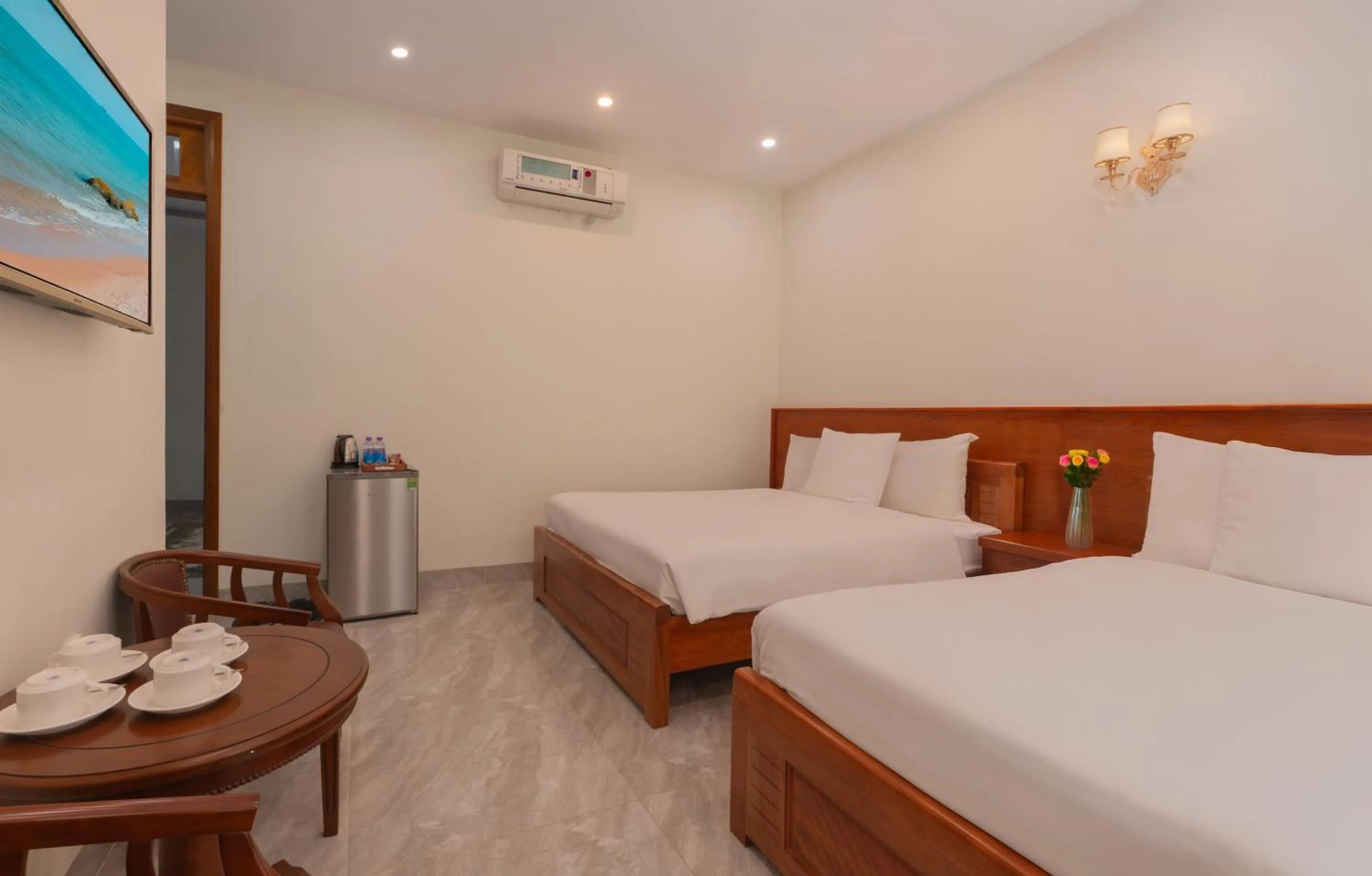 Bed in Khách sạn gần biển Karina Phú Yên