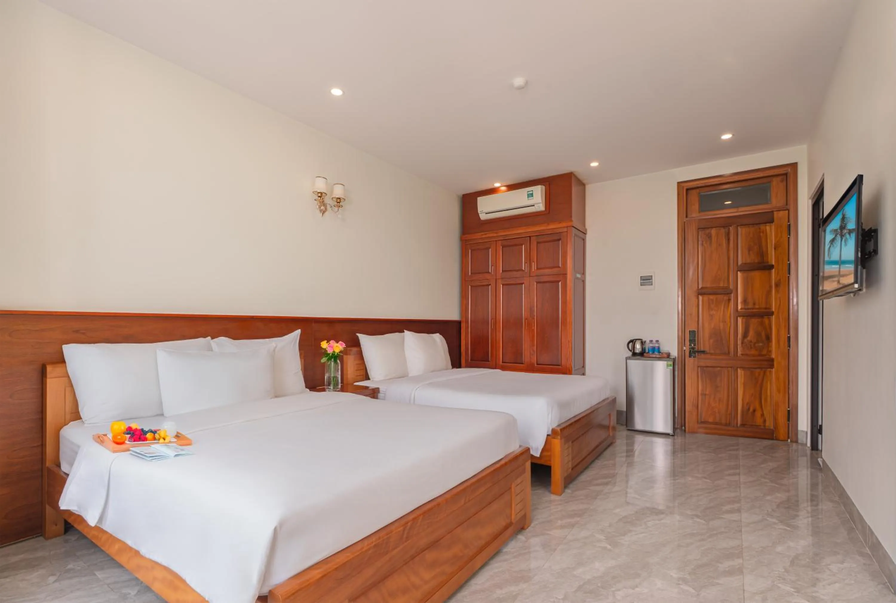 Bed in Khách sạn gần biển Karina Phú Yên