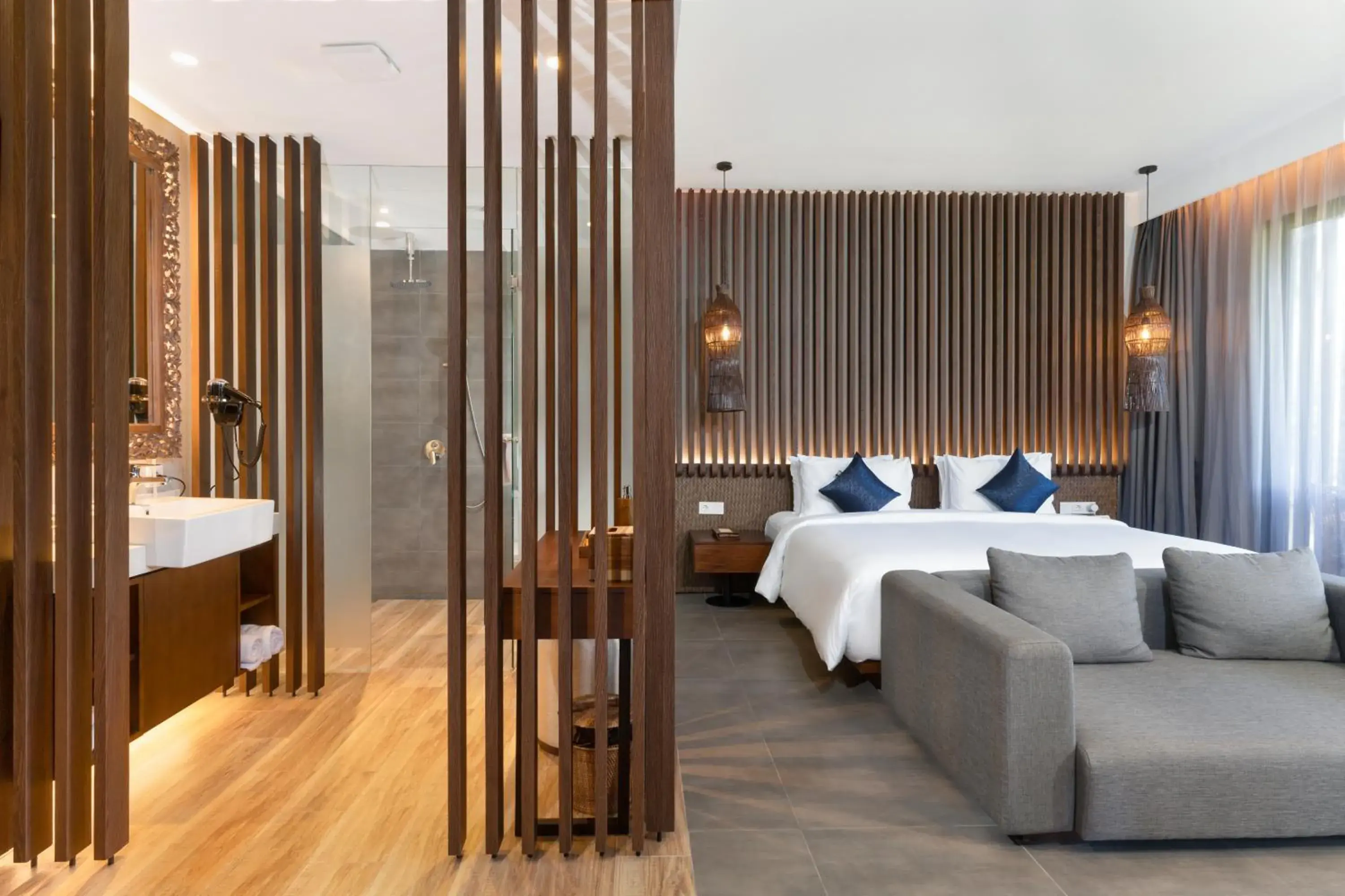 Bed in The Ning Resort Ubud Bed in The Ning Resort Ubud