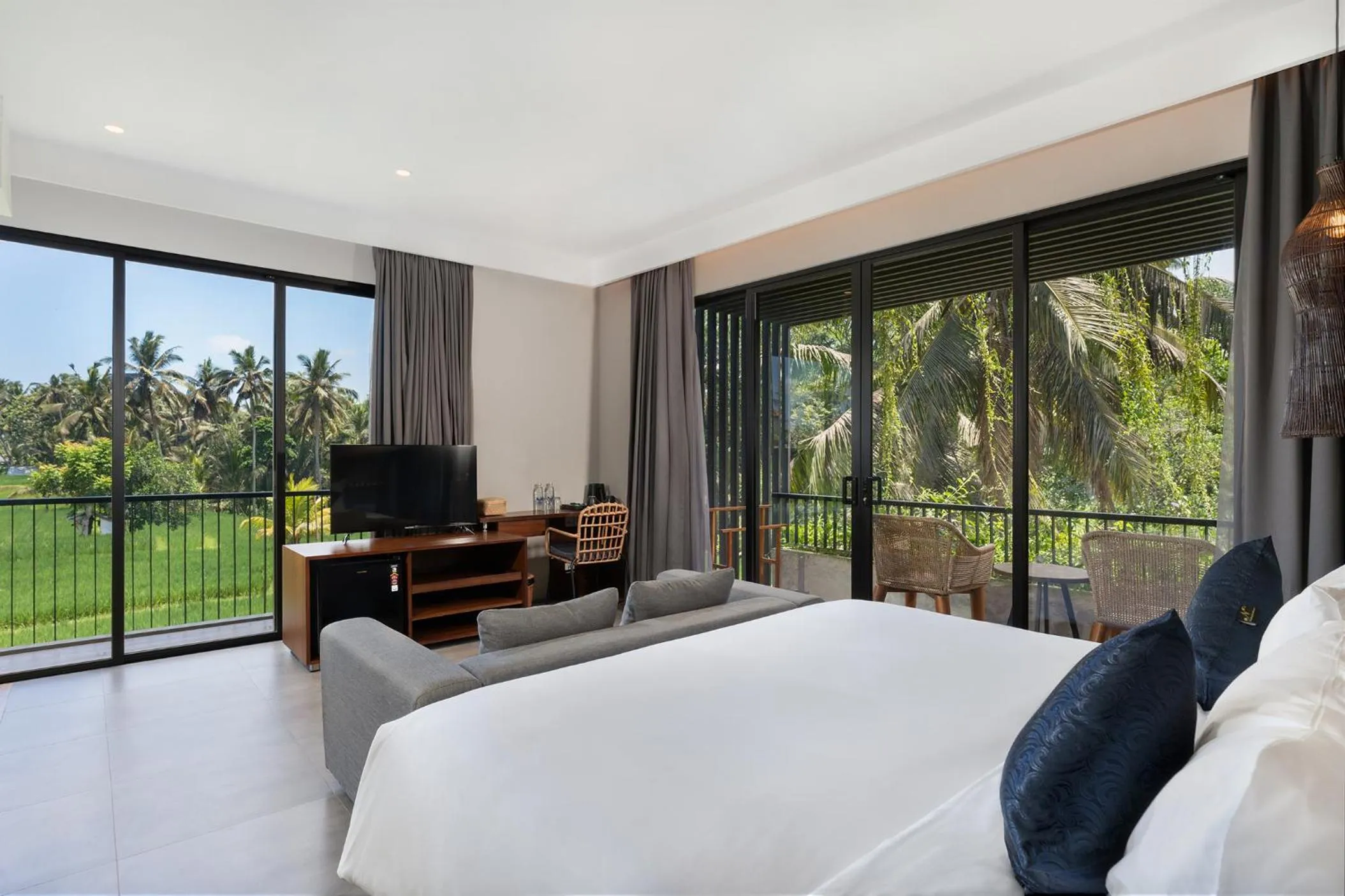 Bed in The Ning Resort Ubud