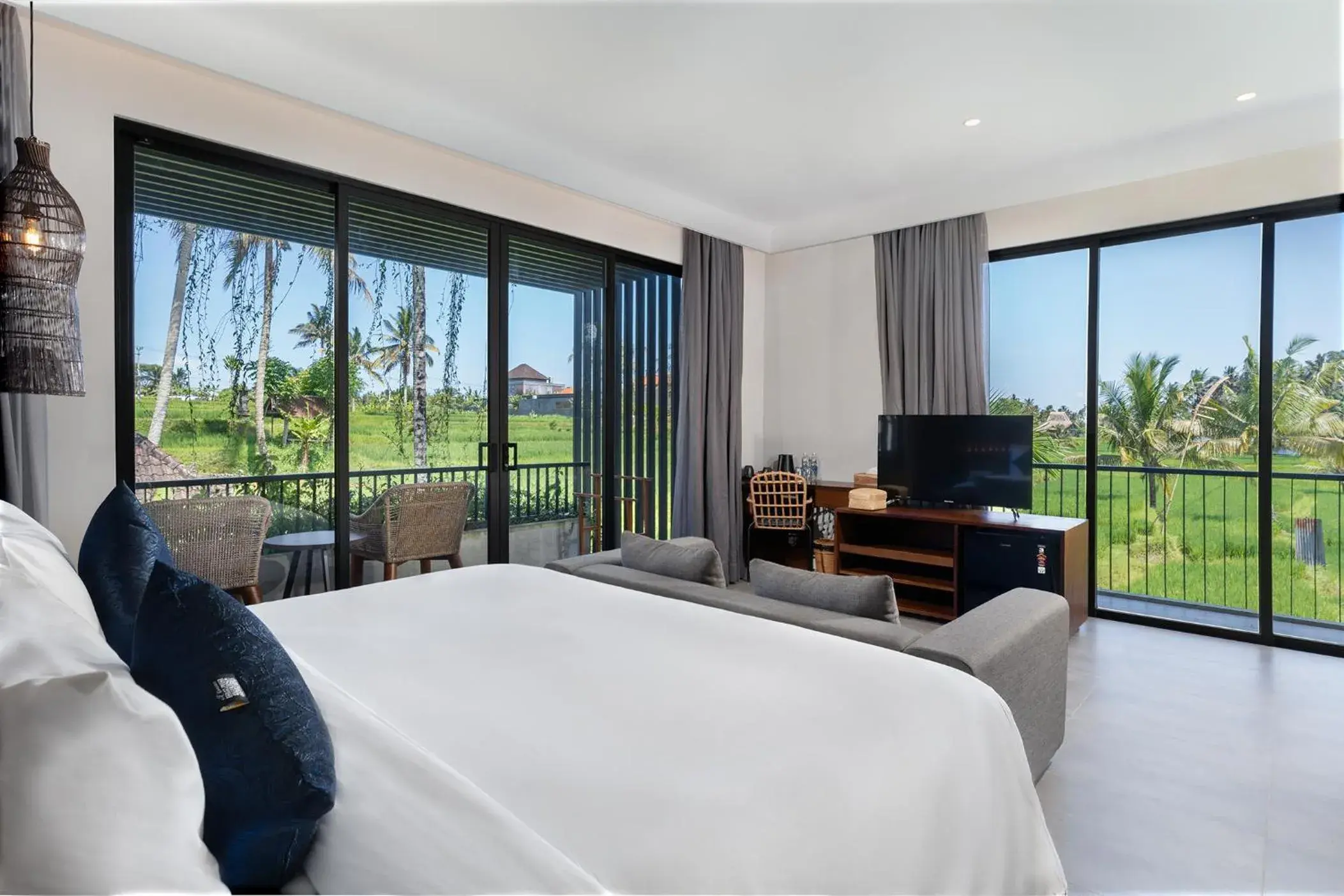 Bed in The Ning Resort Ubud Bed in The Ning Resort Ubud