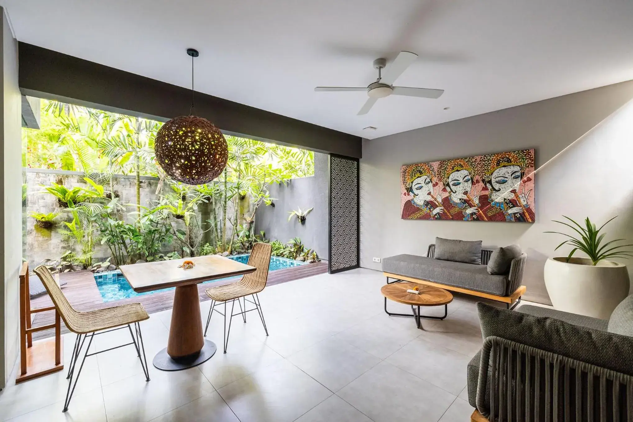 One-Bedroom Villa with Living Room in The Ning Resort Ubud One-Bedroom Villa with Living Room in The Ning Resort Ubud