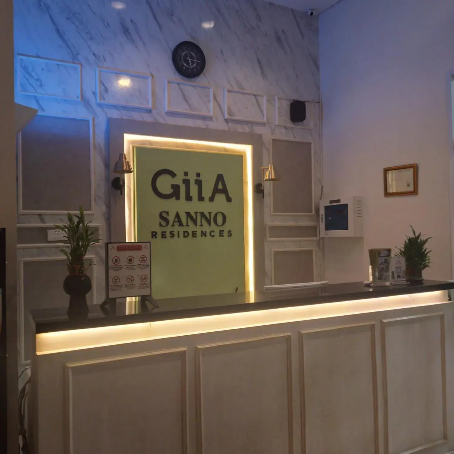Lobby or reception in Giia Sanno Menteng - Jakarta Lobby or reception in Giia Sanno Menteng - Jakarta