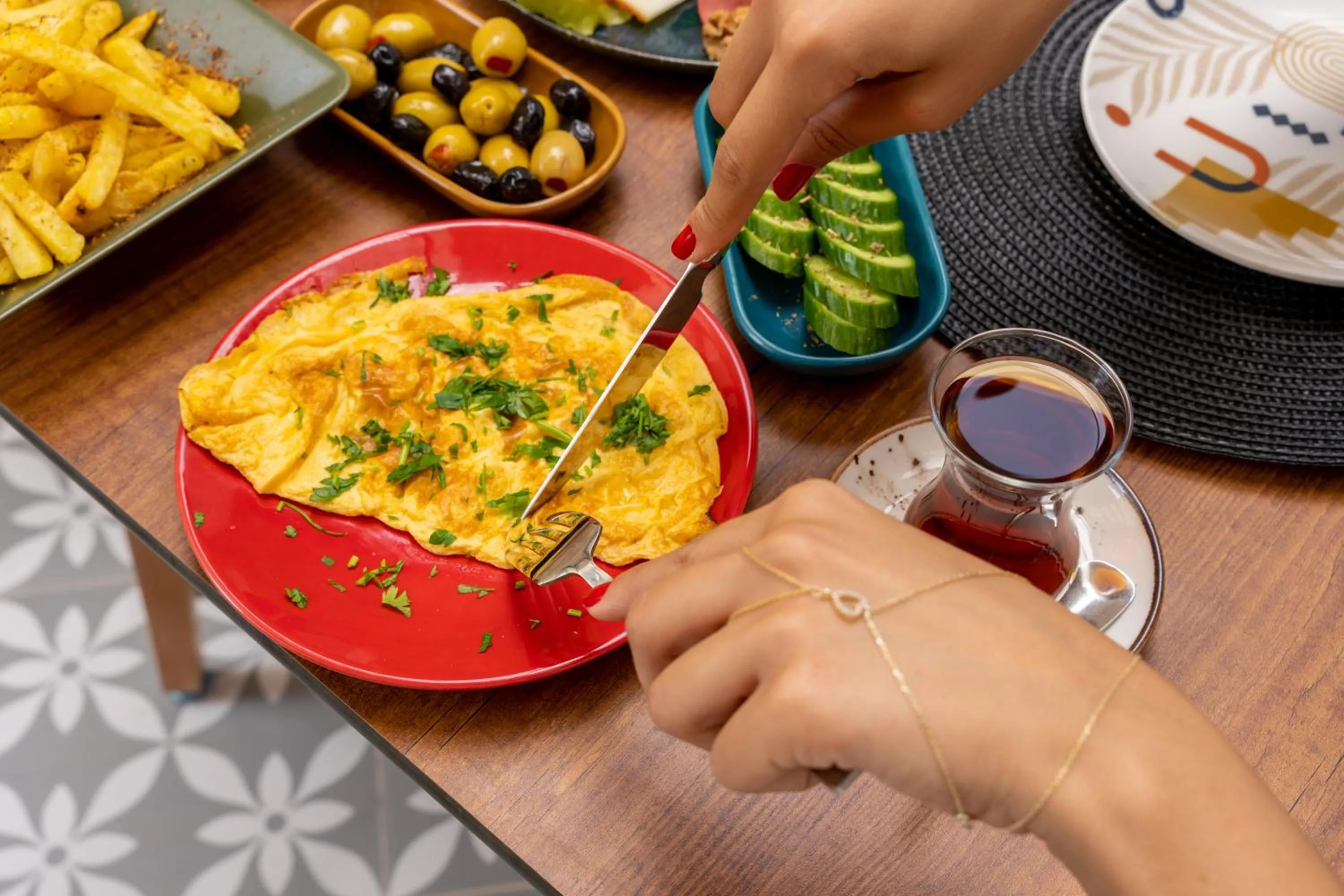 Food and drinks in Lupia Suites