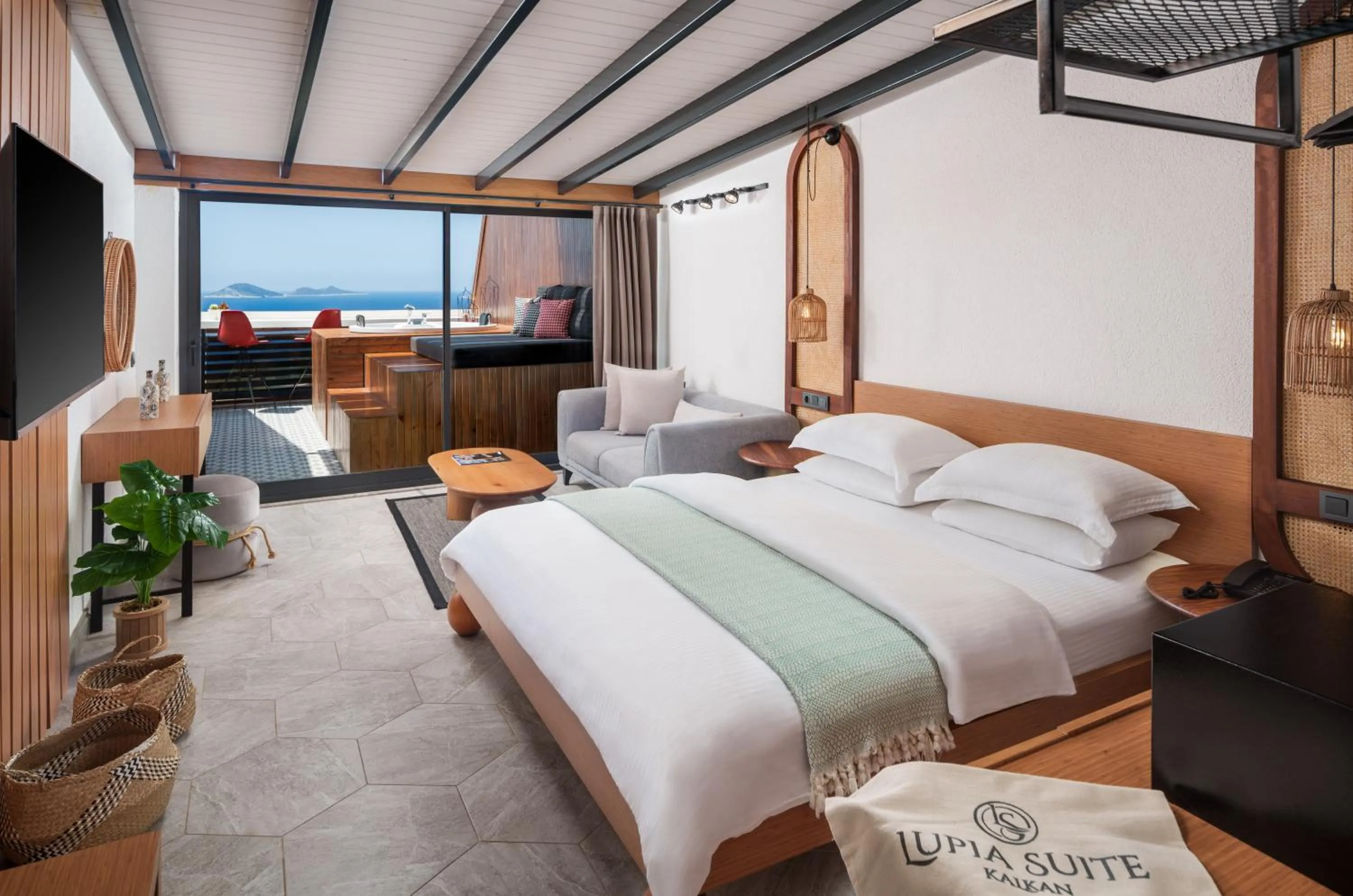 TV and multimedia, Bed in Lupia Suites