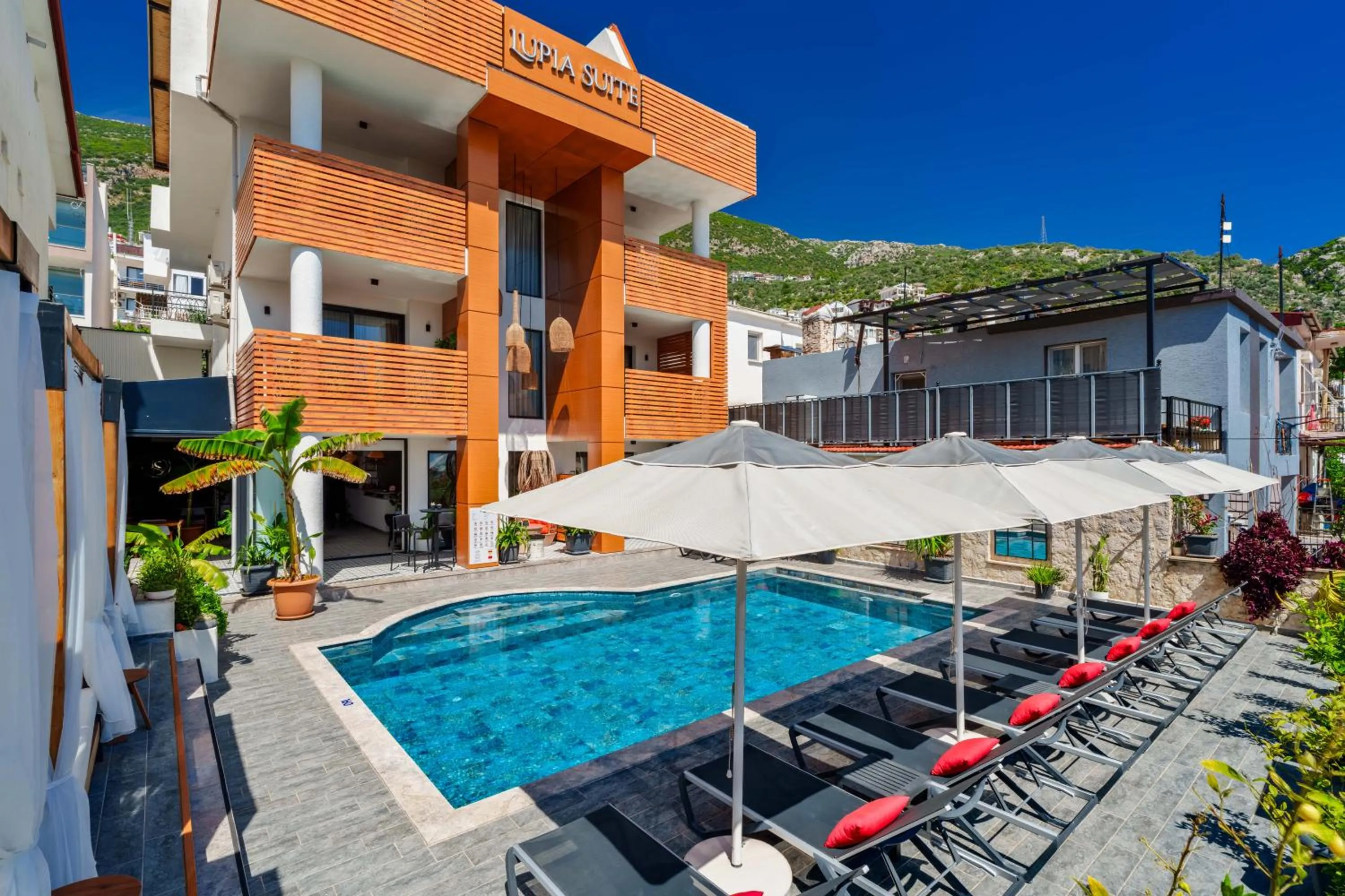 Swimming pool in Lupia Suites