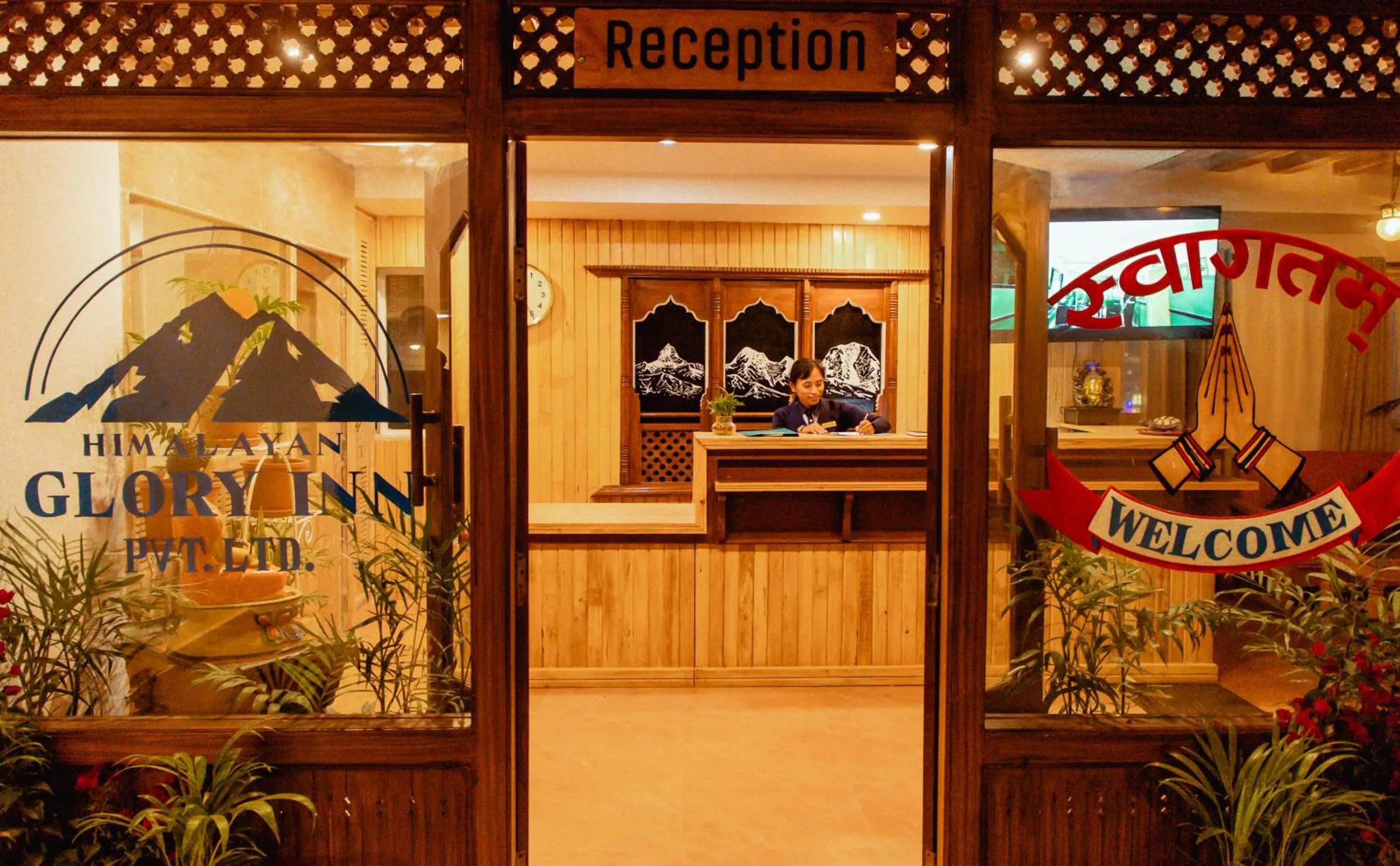 Logo/Certificate/Sign in Himalayan Glory Inn