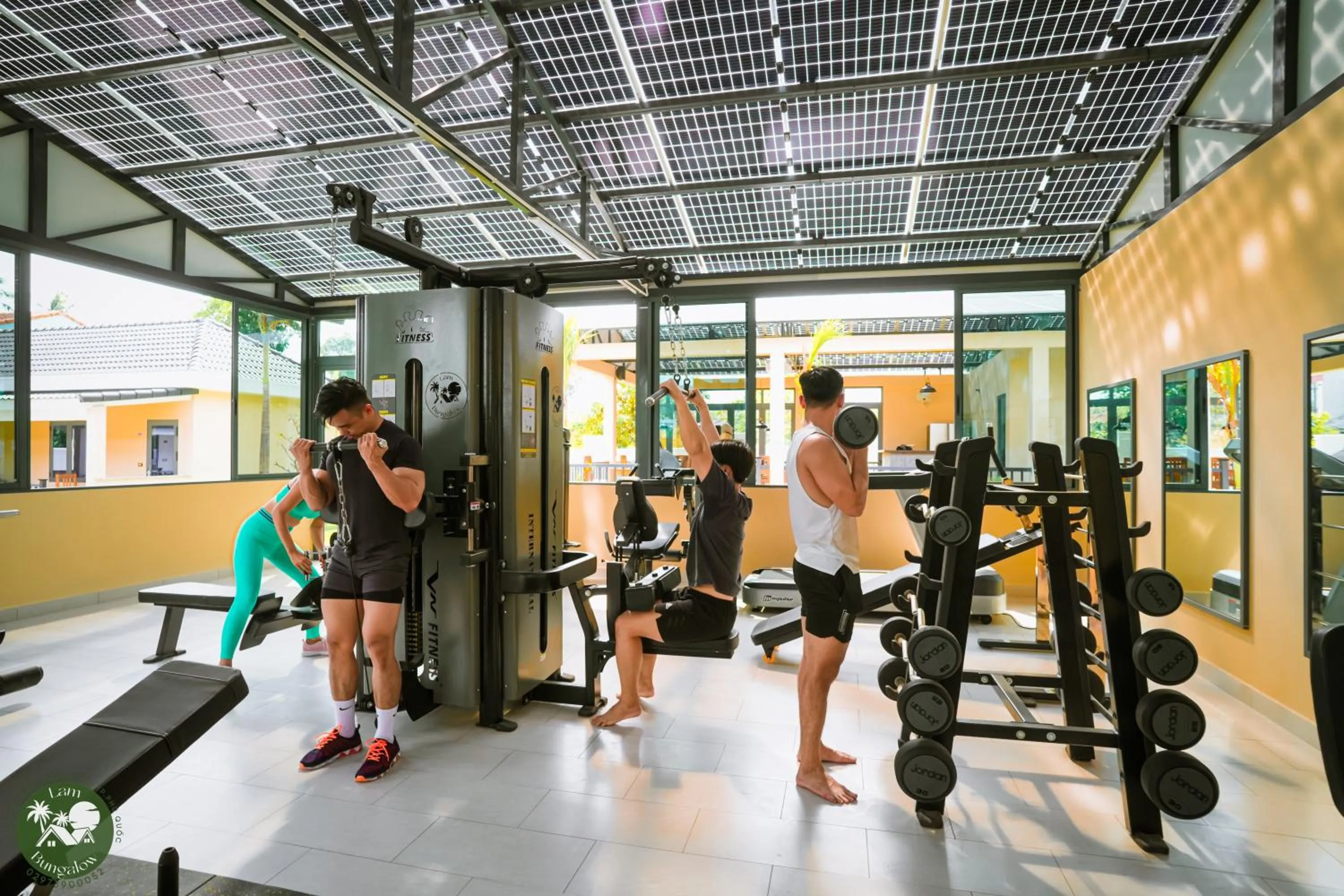 Fitness centre/facilities in LAM BUNGALOW Resort & Spa