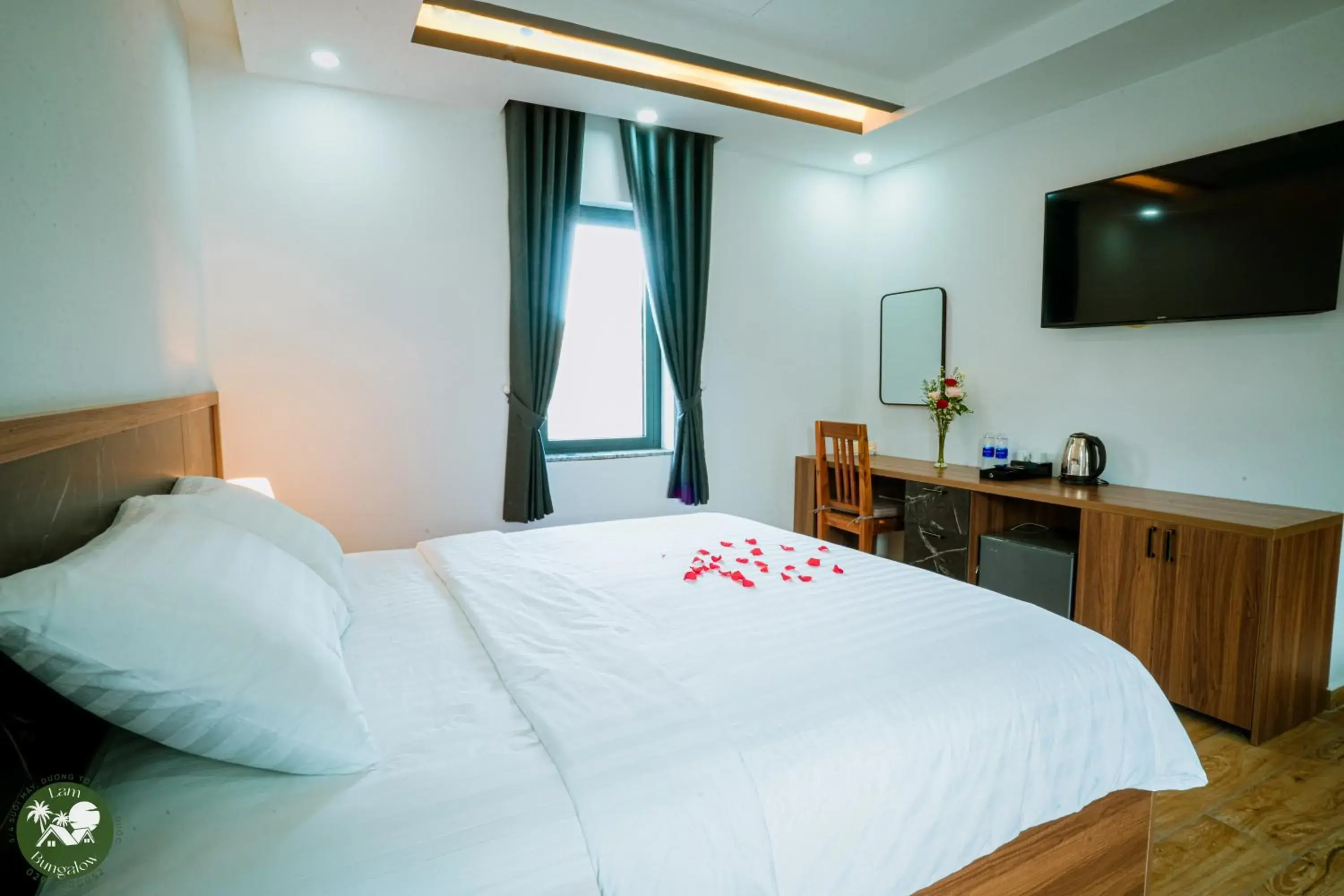 Bed in LAM BUNGALOW Resort & Spa Bed in LAM BUNGALOW Resort & Spa