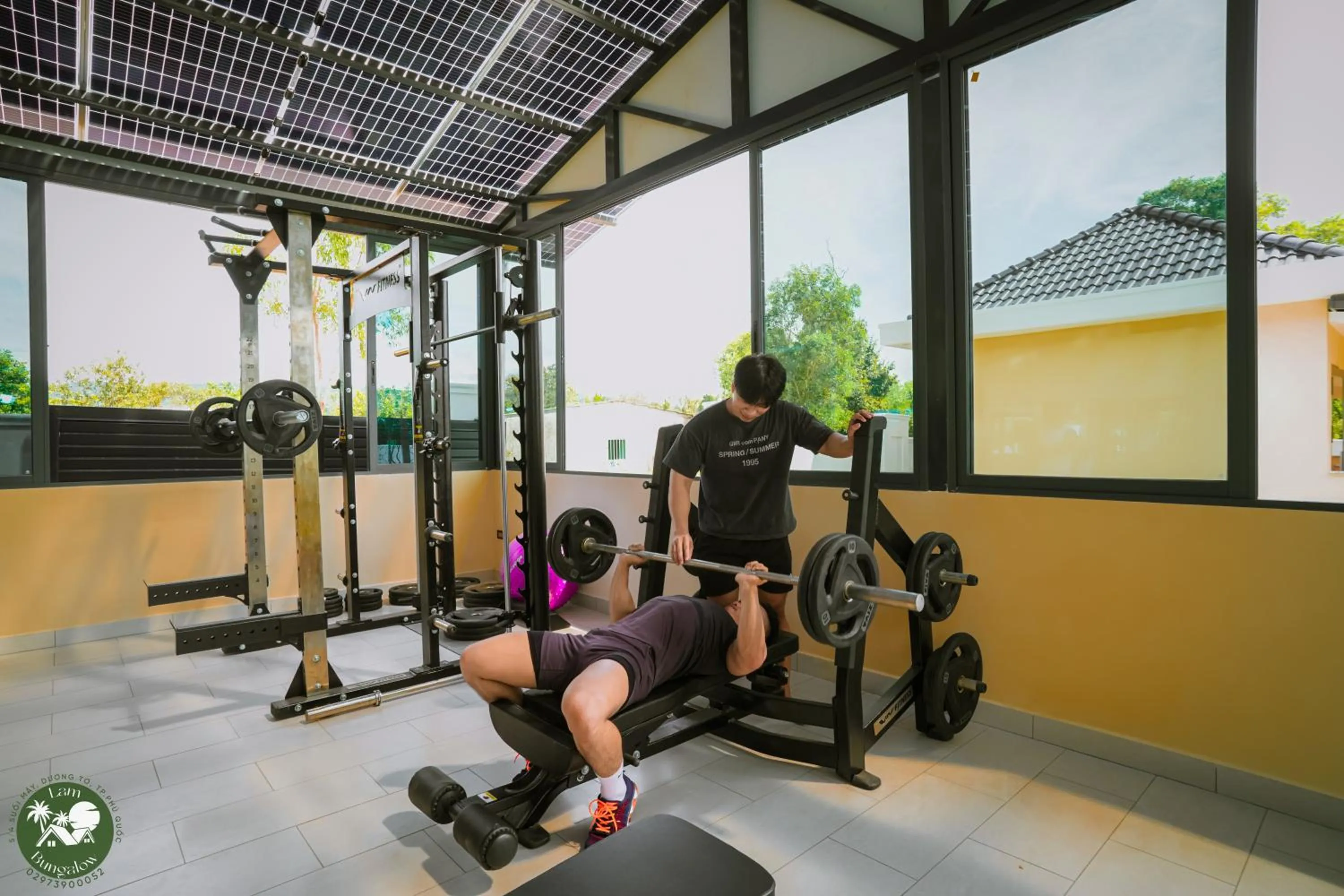 Fitness centre/facilities in LAM BUNGALOW Resort & Spa