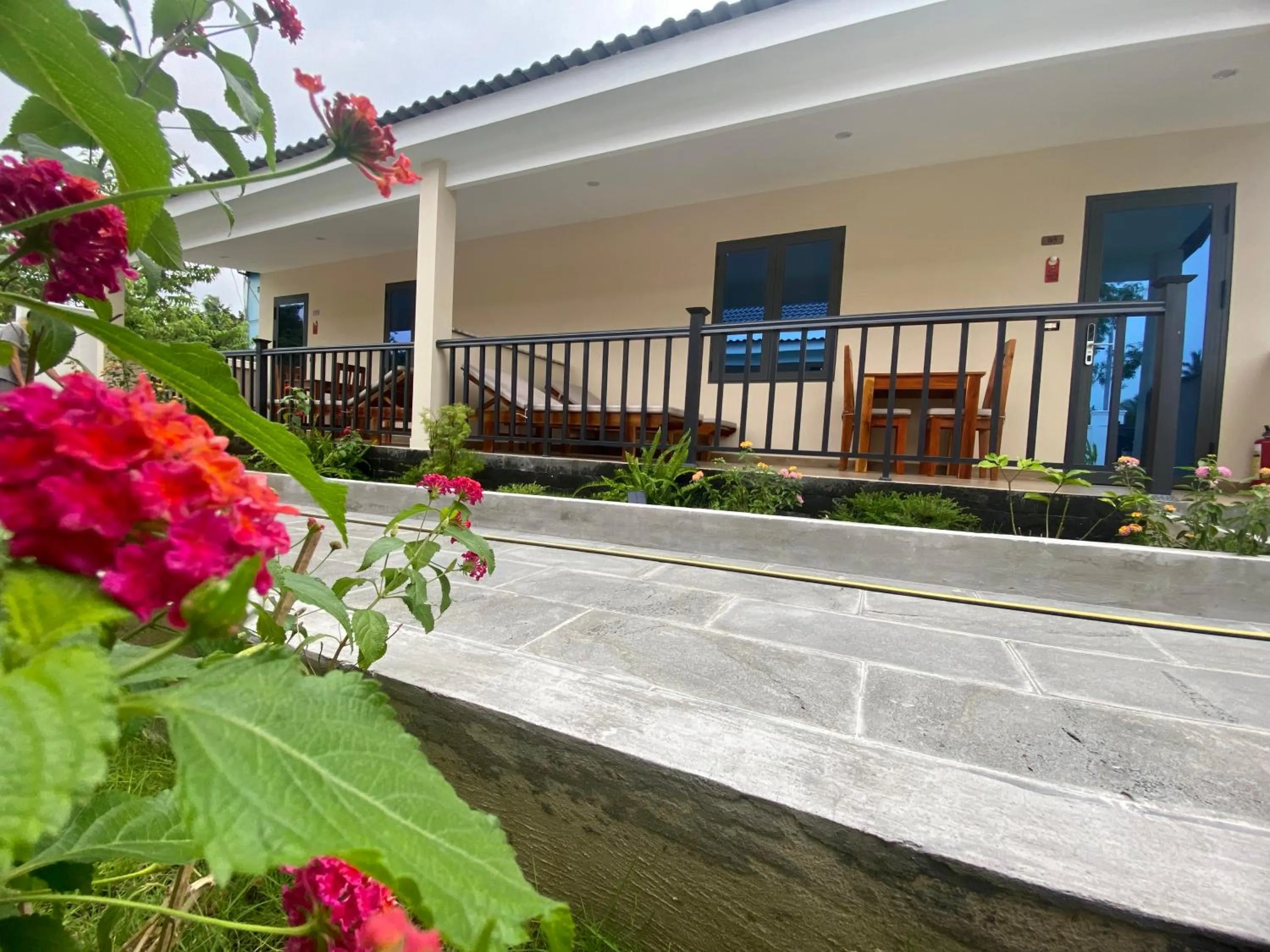 Balcony/Terrace in LAM BUNGALOW Resort & Spa